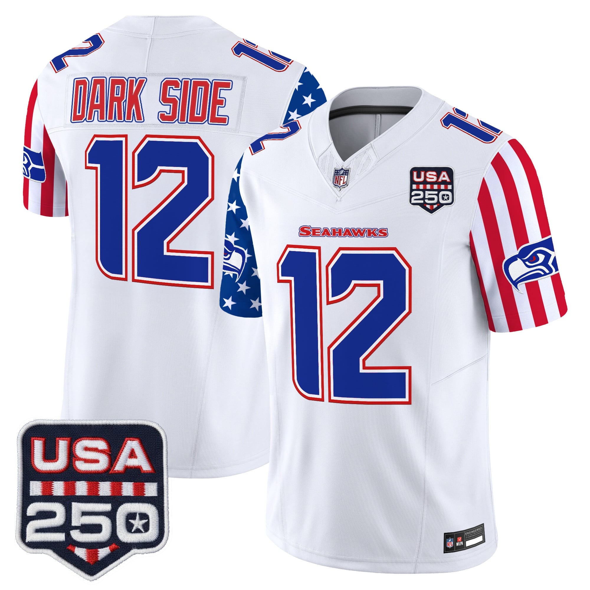 Men's Seattle Seahawks "America 250 Edition" Vapor Limited Jersey - All Stitched