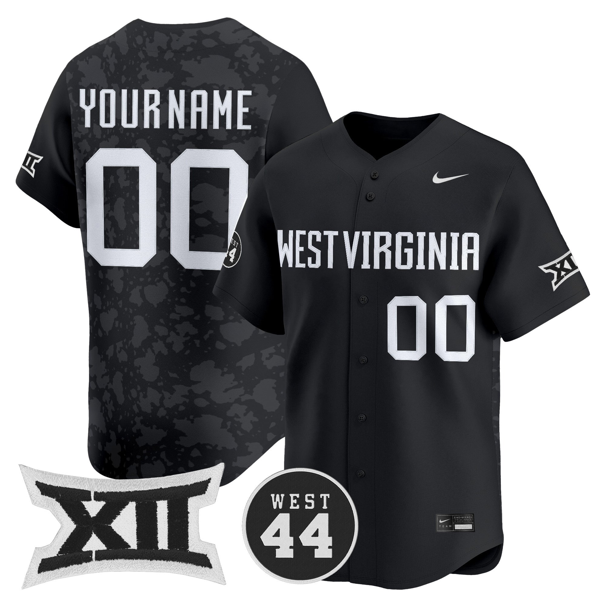 West Virginia Mountaineers 2026 Vapor Premier Limited Custom Jersey - All Stitched