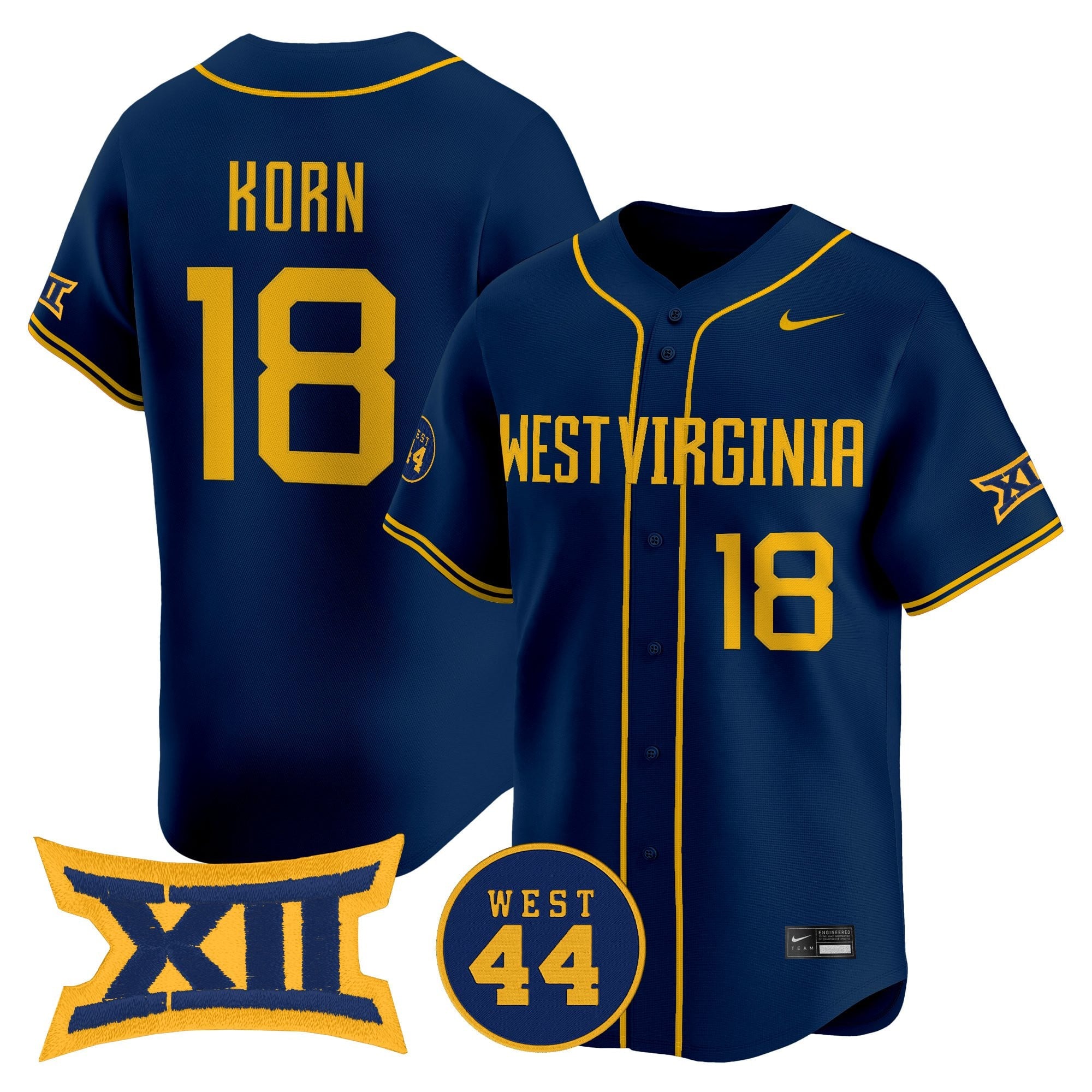 Men's West Virginia Mountaineers 2026 Vapor Premier Limited Jersey - All Stitched