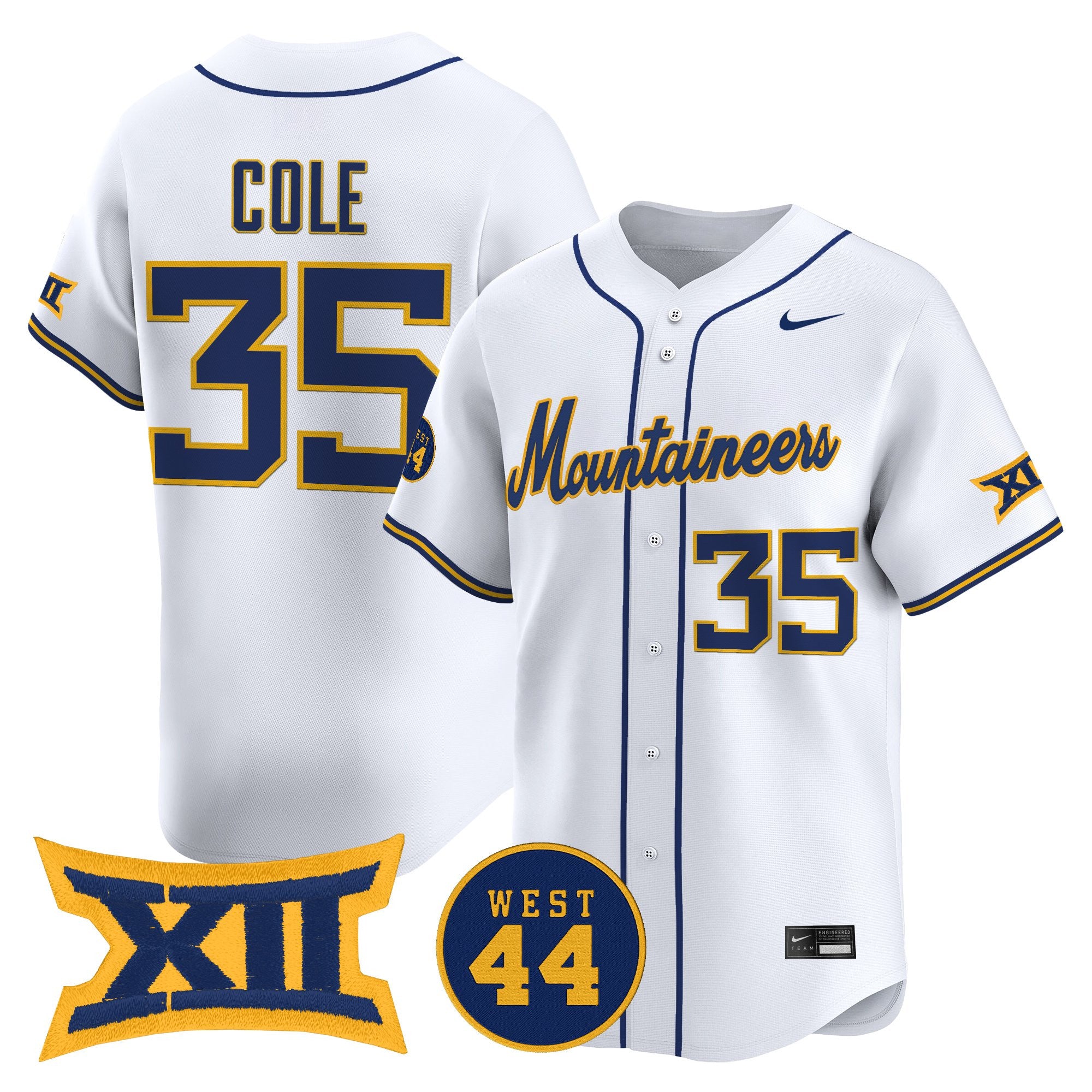 Men's West Virginia Mountaineers 2026 Vapor Premier Limited Jersey - All Stitched