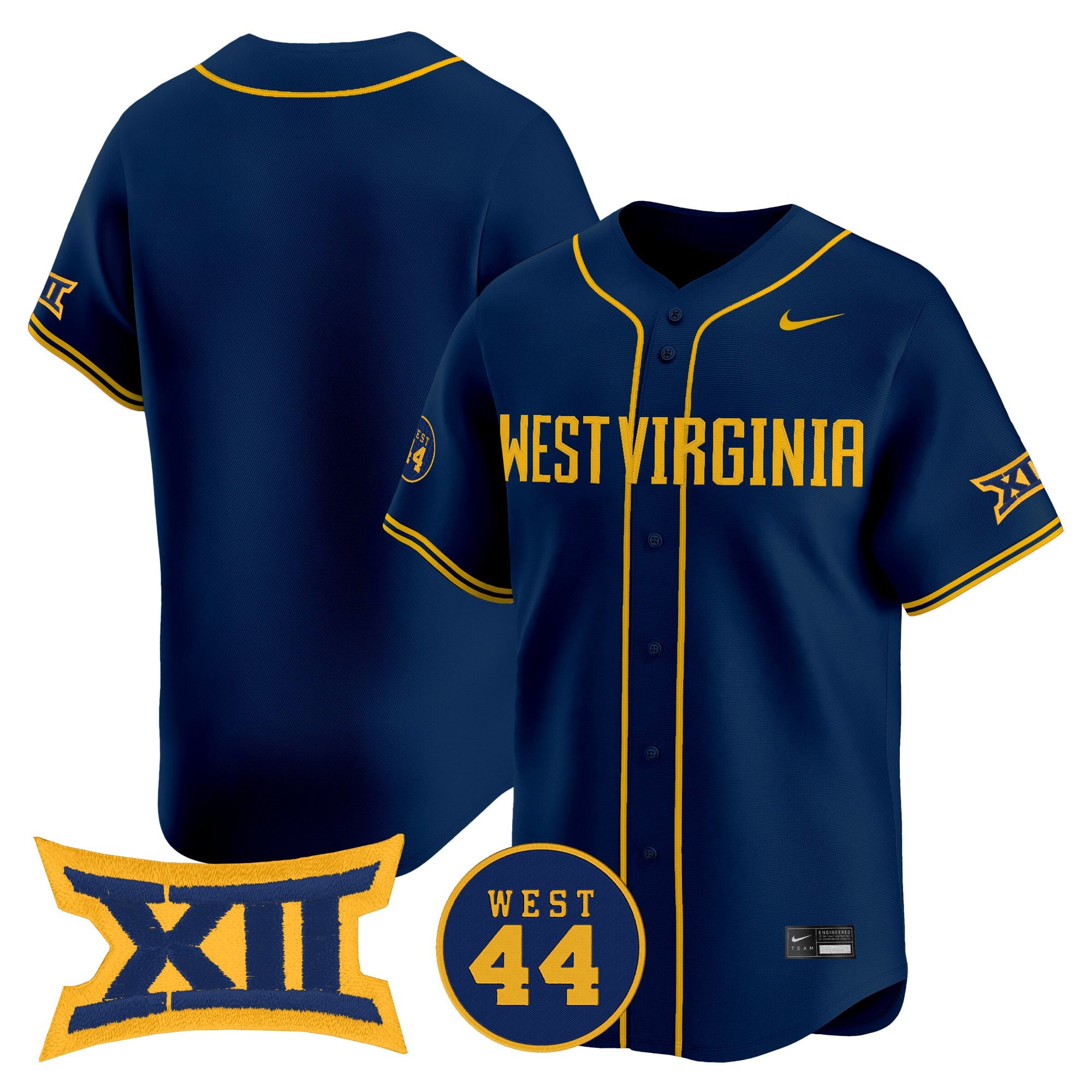 Men's West Virginia Mountaineers 2026 Vapor Premier Limited Jersey - All Stitched