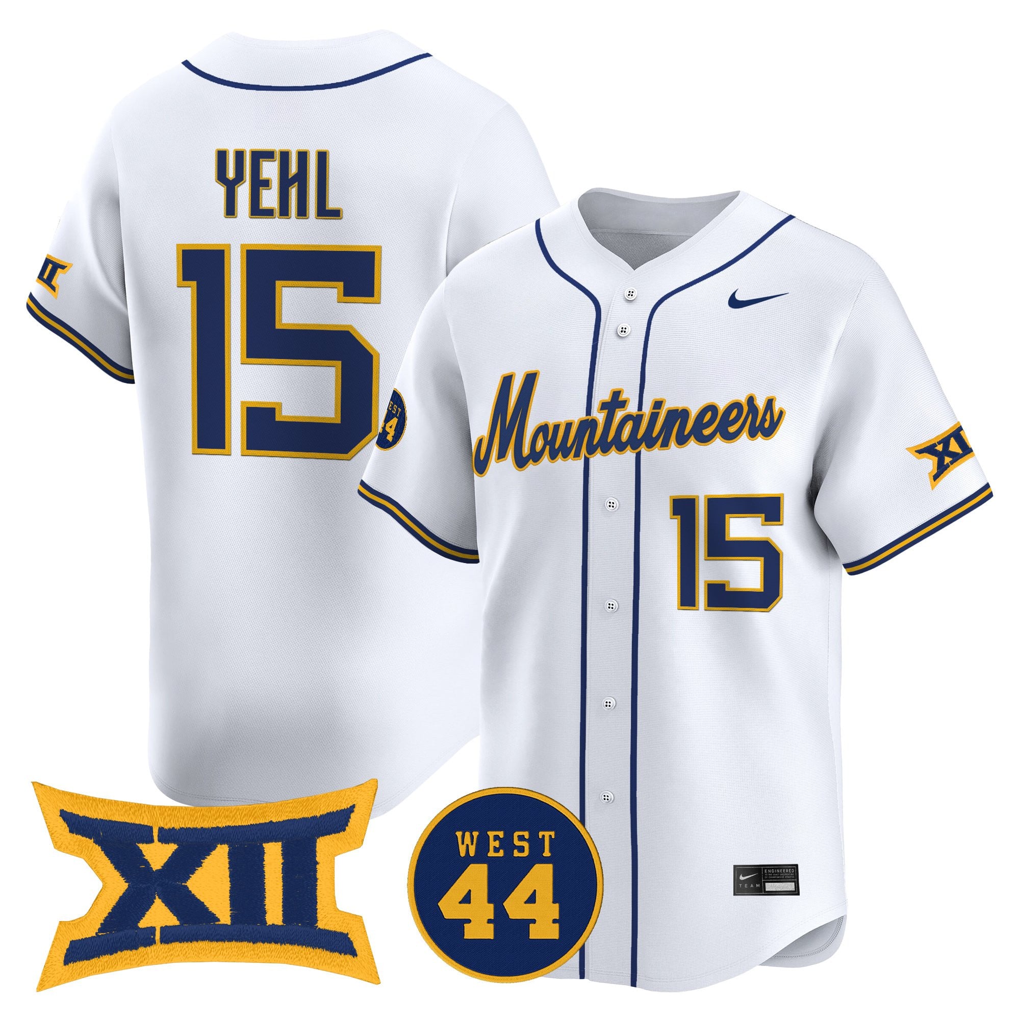 Men's West Virginia Mountaineers 2026 Vapor Premier Limited Jersey - All Stitched