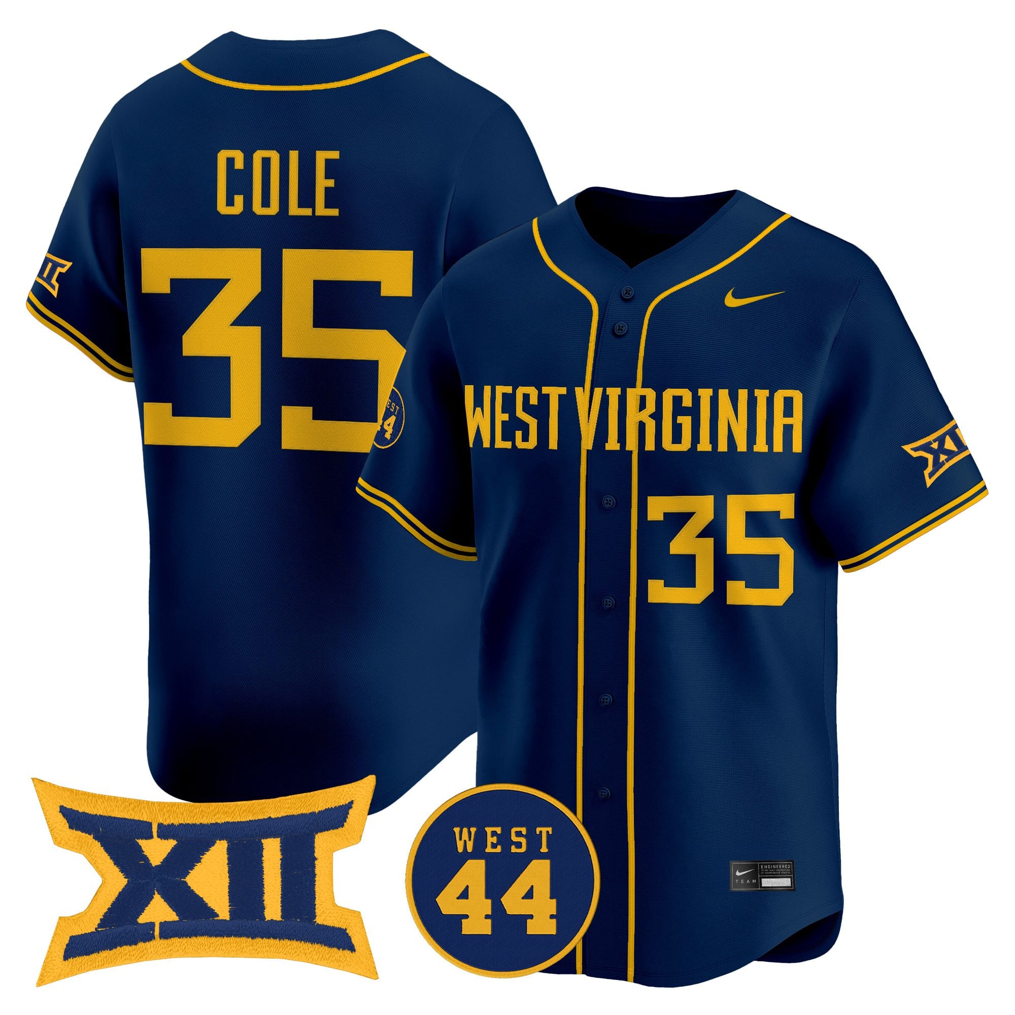 Men's West Virginia Mountaineers 2026 Vapor Premier Limited Jersey - All Stitched