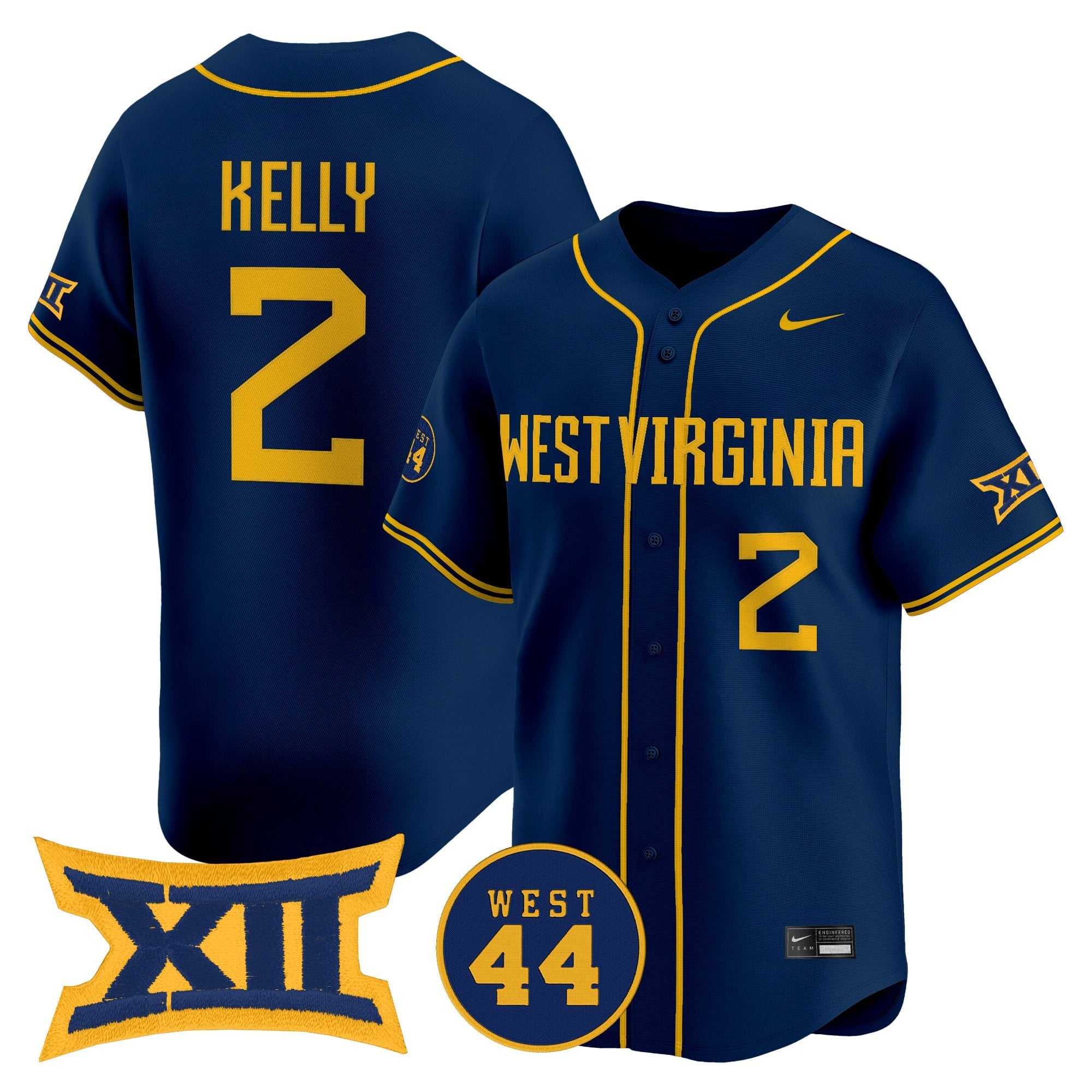 Men's West Virginia Mountaineers 2026 Vapor Premier Limited Jersey - All Stitched