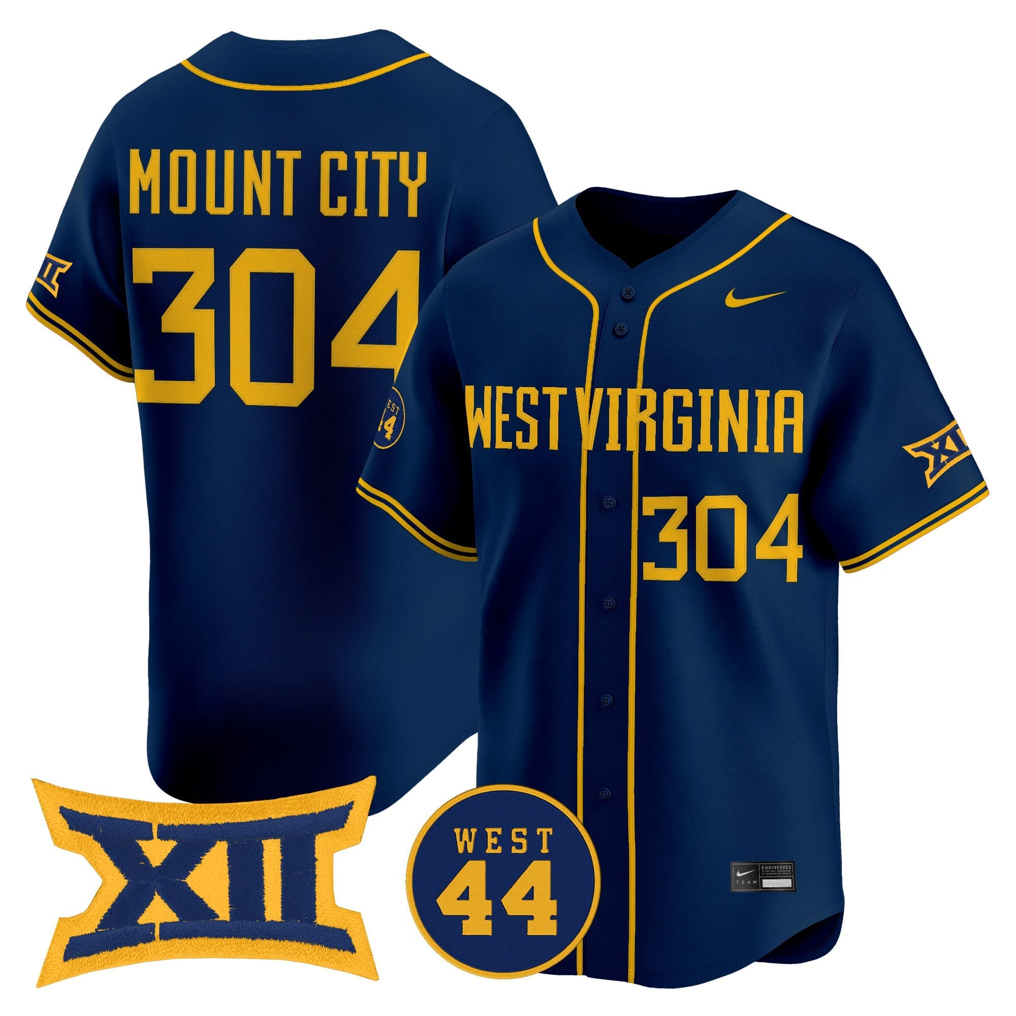 Men's West Virginia Mountaineers 2026 Vapor Premier Limited Jersey - All Stitched