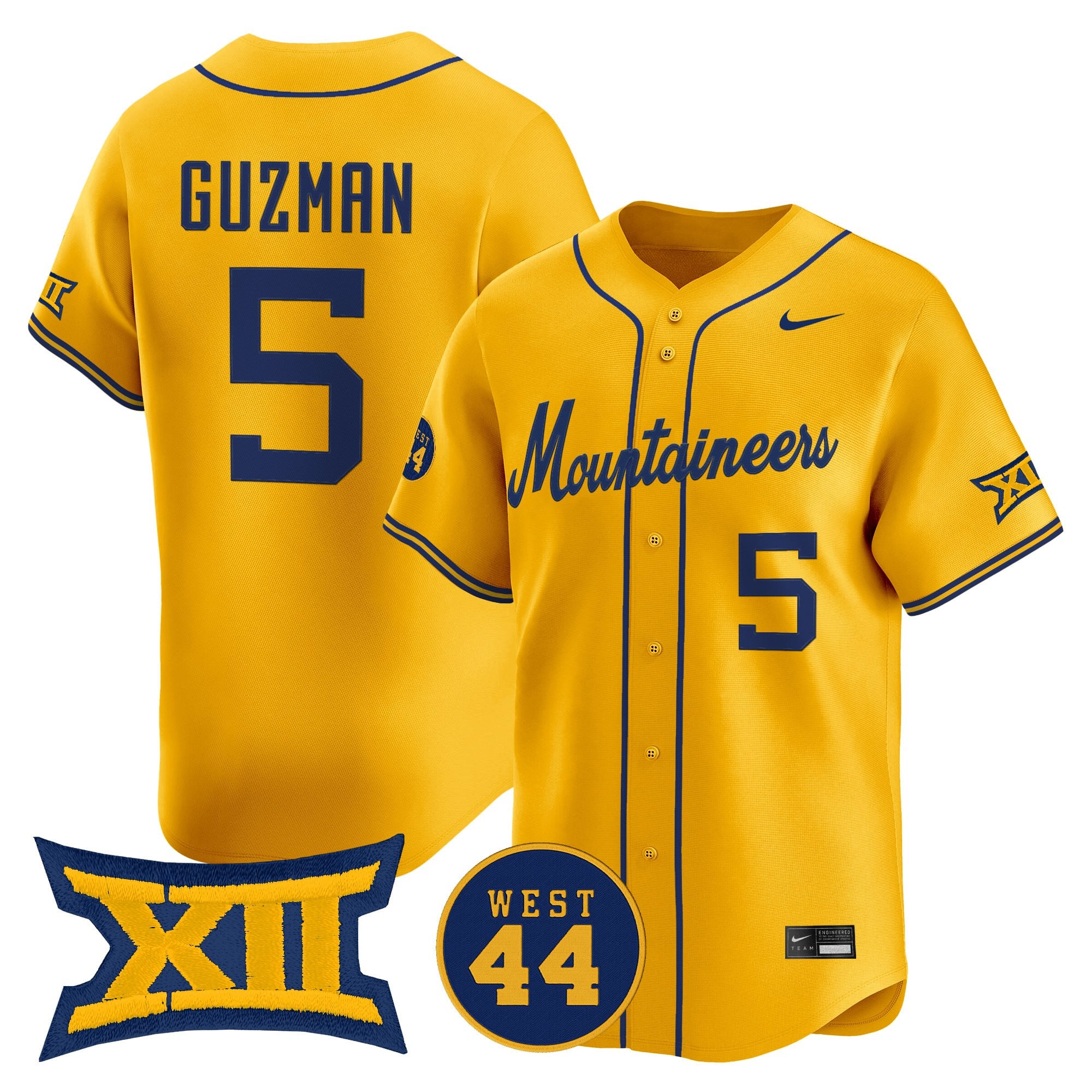 Men's West Virginia Mountaineers 2026 Vapor Premier Limited Jersey - All Stitched