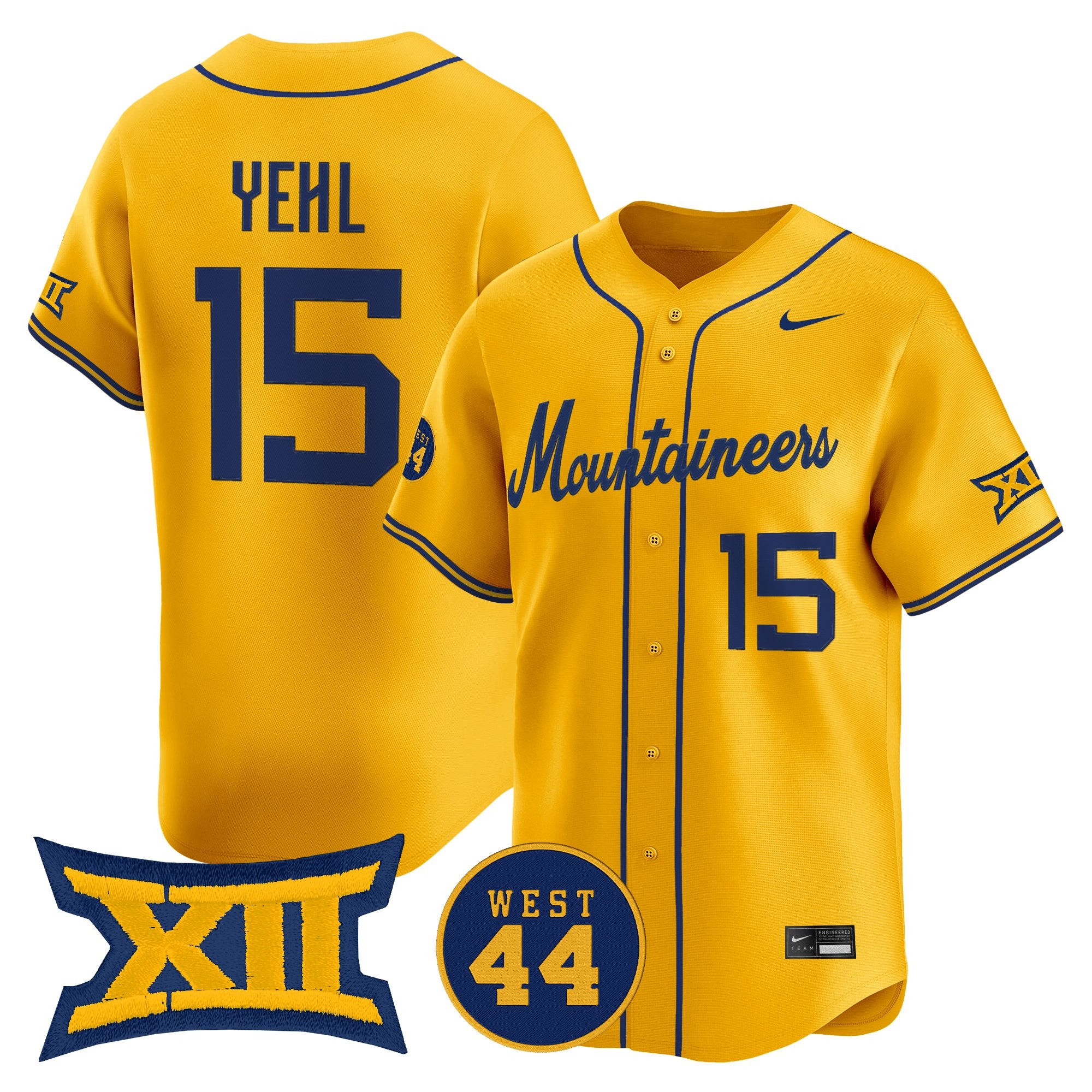 Men's West Virginia Mountaineers 2026 Vapor Premier Limited Jersey - All Stitched