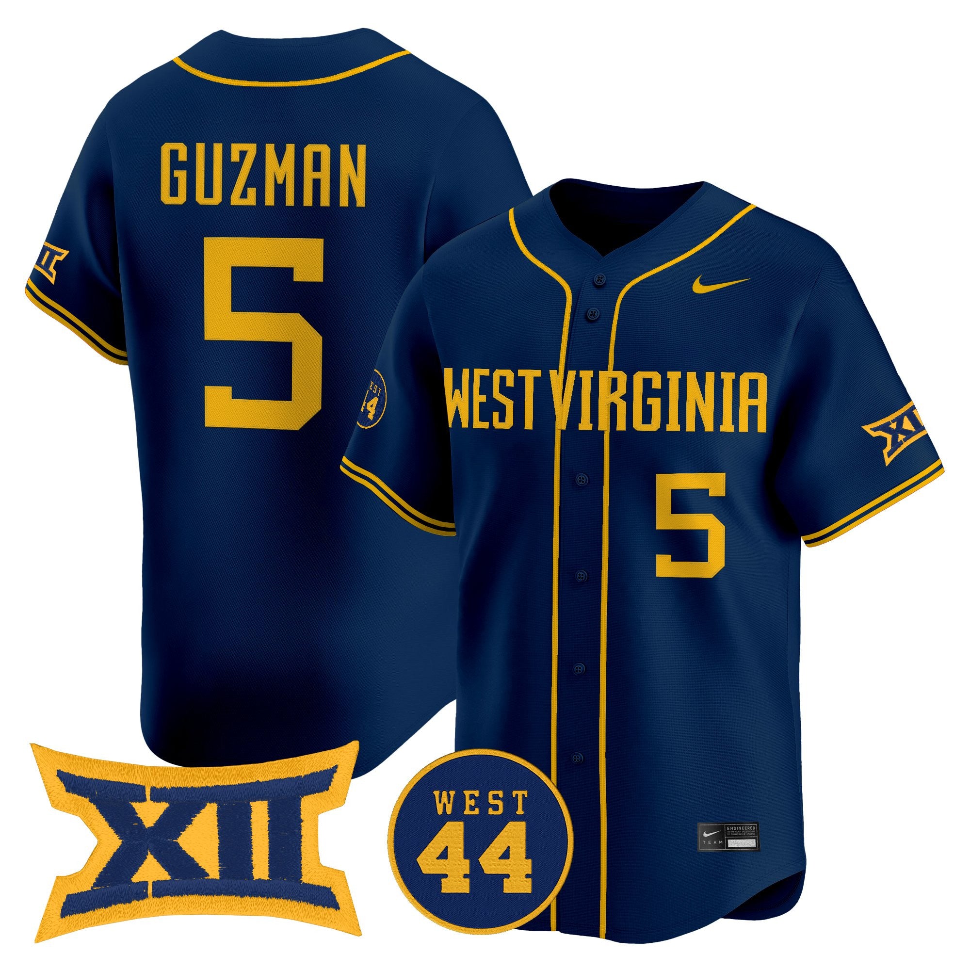 Men's West Virginia Mountaineers 2026 Vapor Premier Limited Jersey - All Stitched