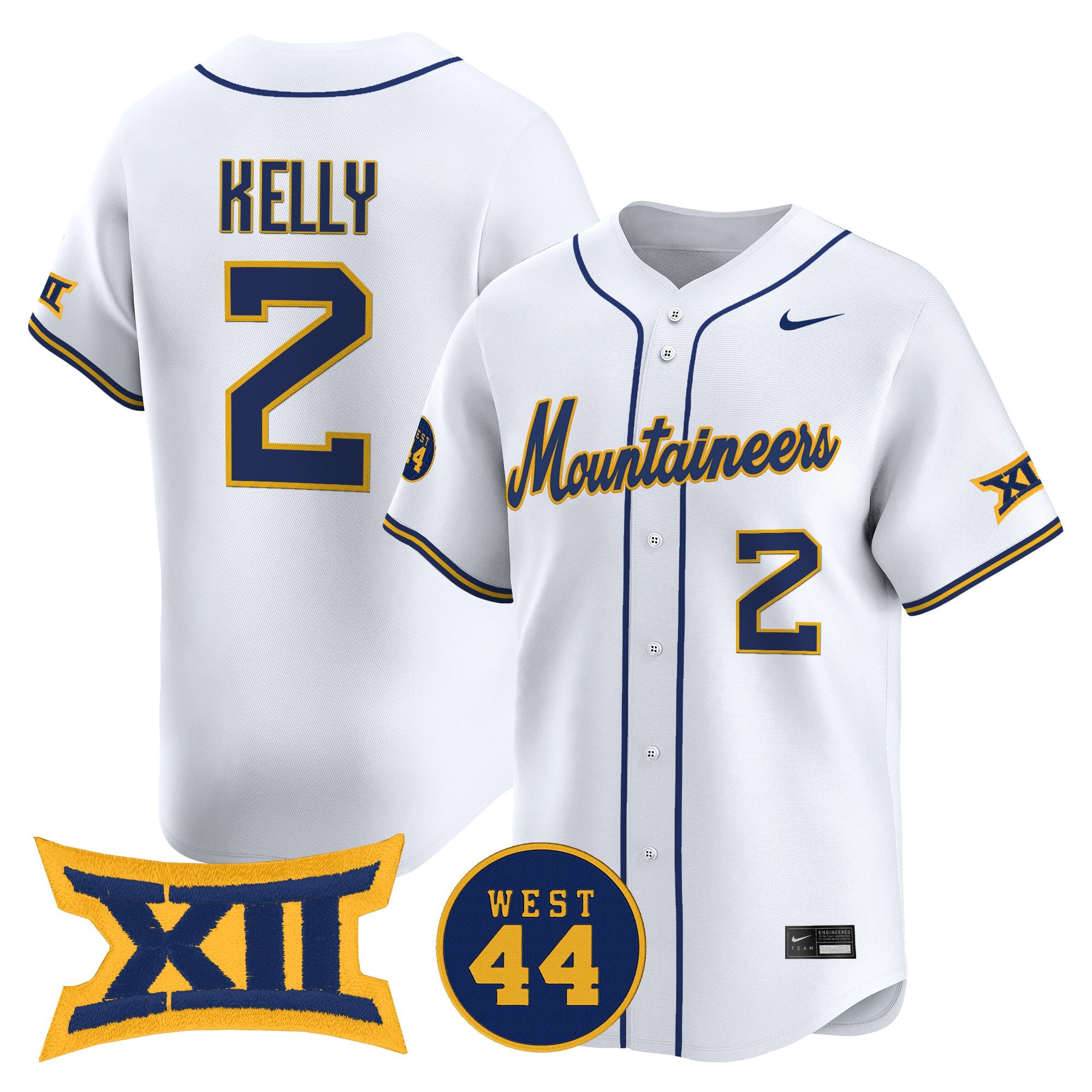 Men's West Virginia Mountaineers 2026 Vapor Premier Limited Jersey - All Stitched