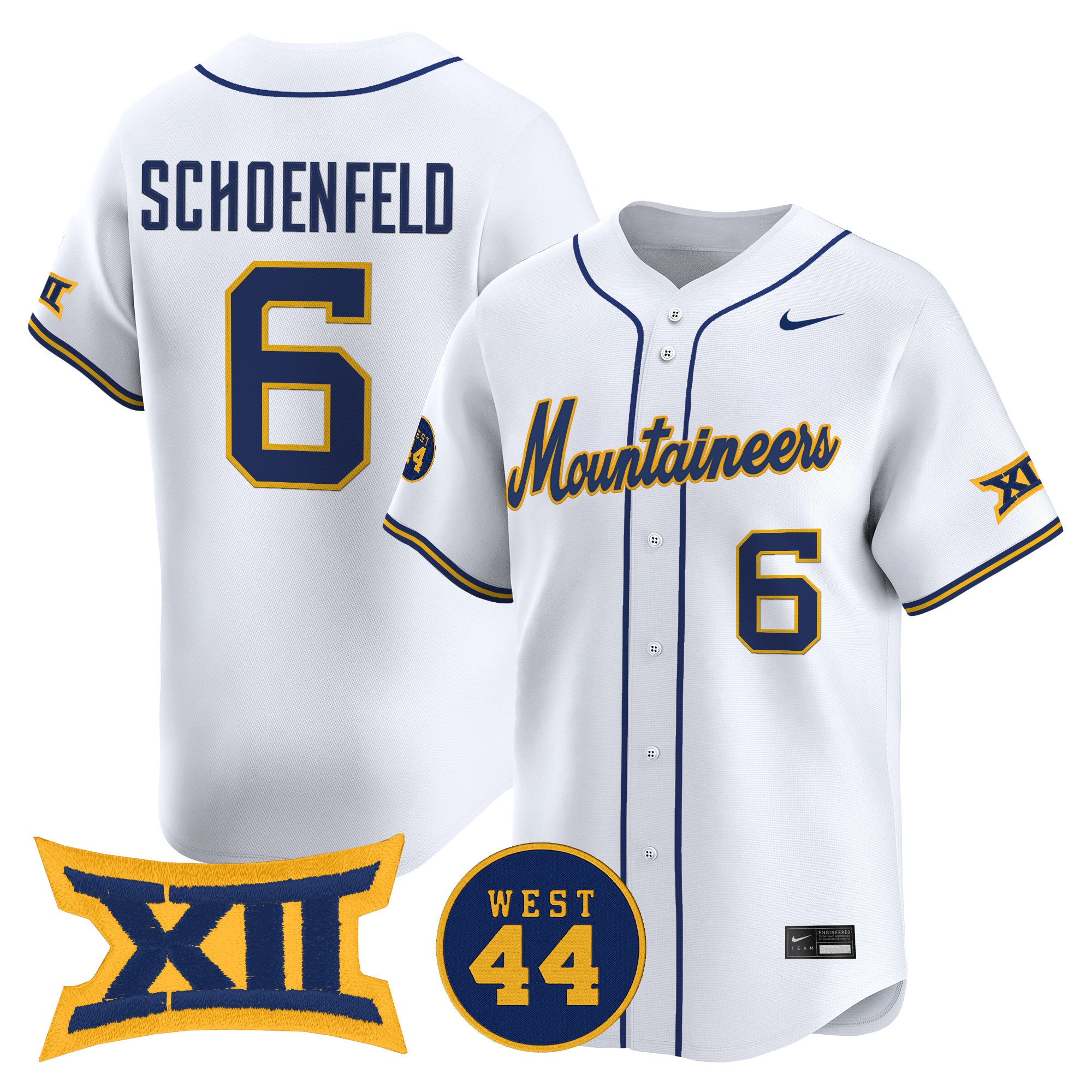 Men's West Virginia Mountaineers 2026 Vapor Premier Limited Jersey - All Stitched