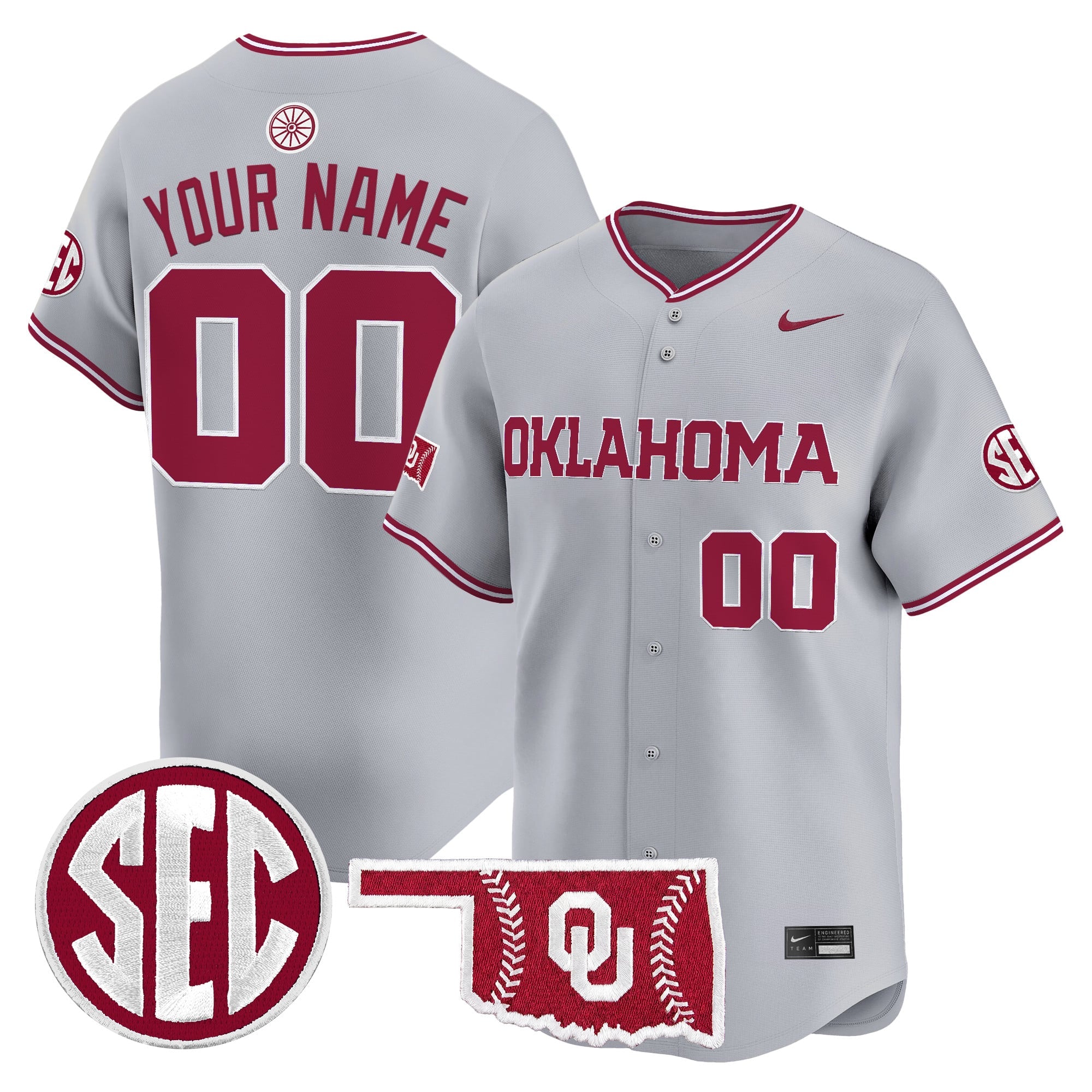 Oklahoma Sooners 2026 Vapor Premier Limited Custom Jersey - All Stitched