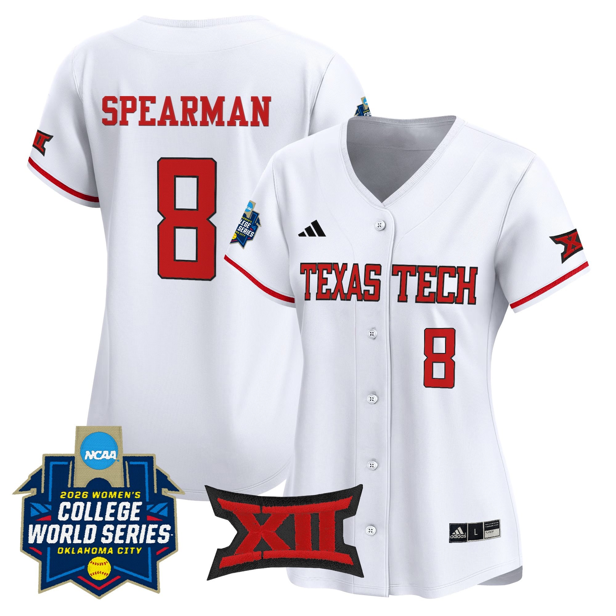 Women's Texas Tech Red Raiders Softball 2026 World Series (WCWS) Vapor Premier Limited Jersey - All Stitched
