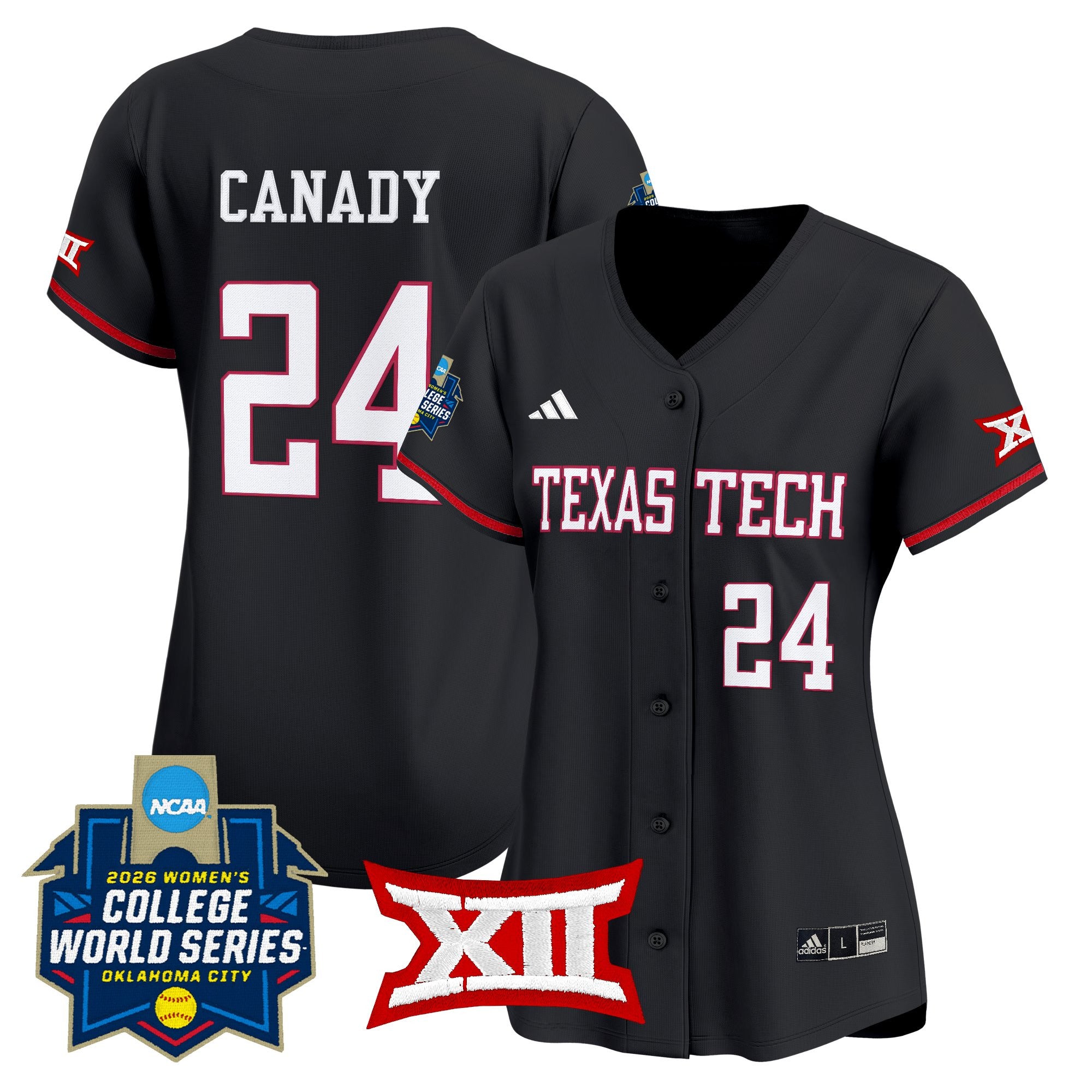 Women's Texas Tech Red Raiders Softball 2026 World Series (WCWS) Vapor Premier Limited Jersey - All Stitched
