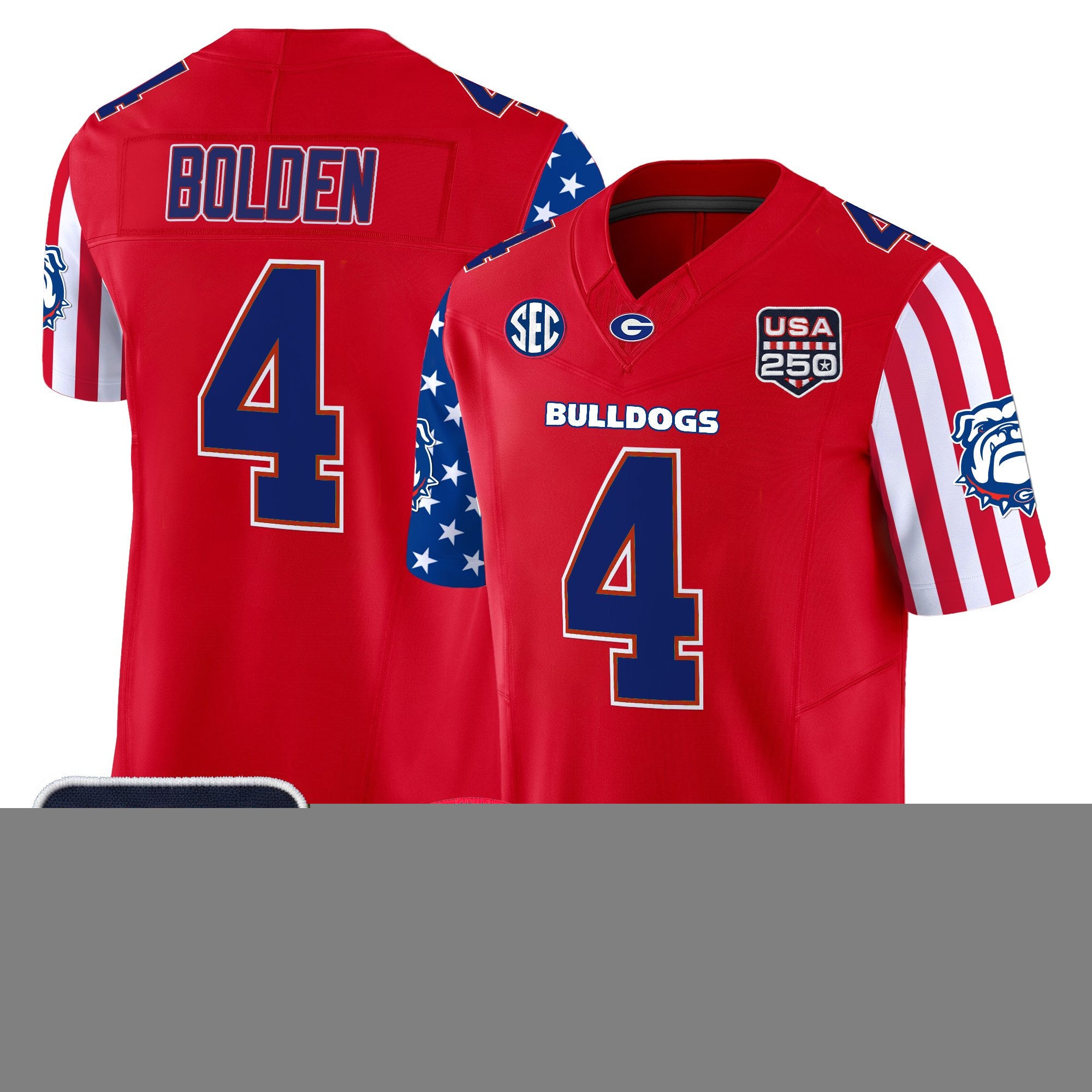 Men's Georgia Bulldogs "America 250 Edition" Vapor Limited Jersey - All Stitched