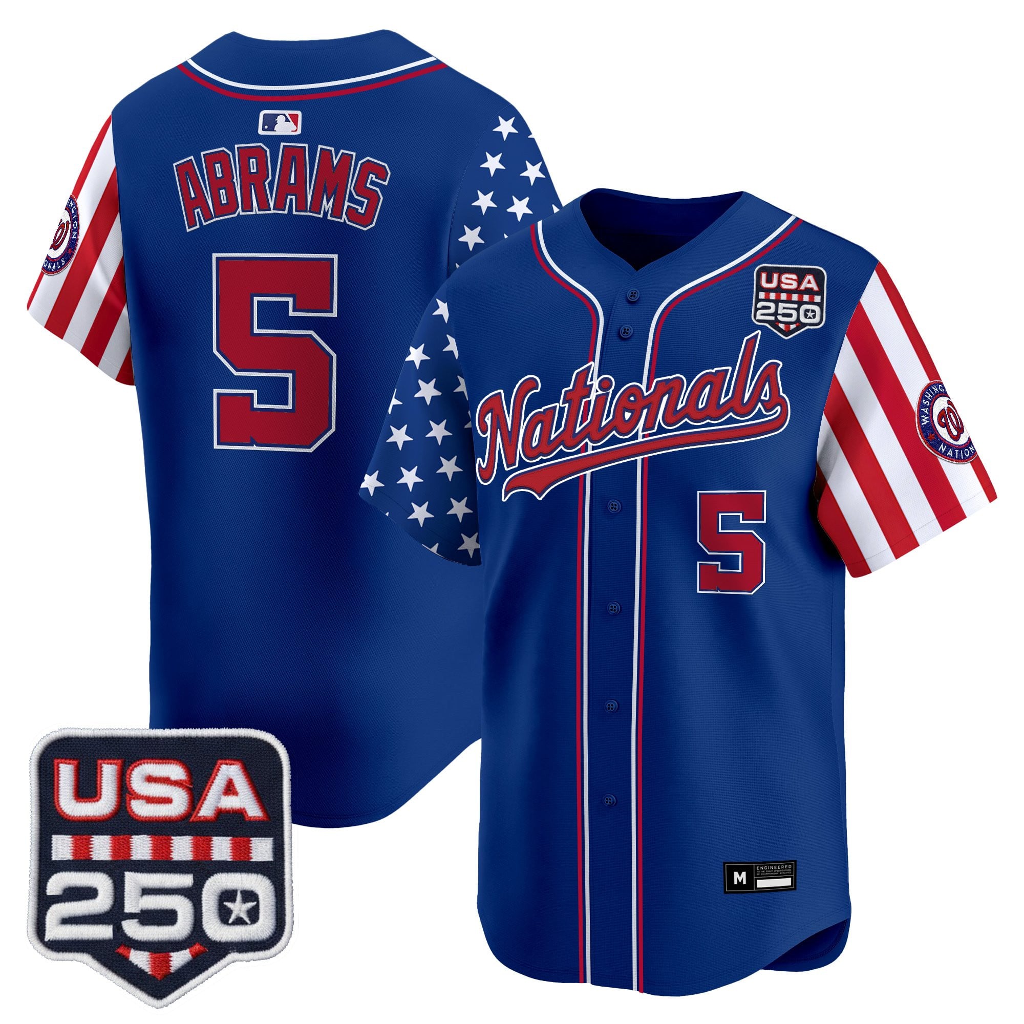 Men's Washington Nationals "America 250 Edition" Vapor Premier Limited Jersey - All Stitched