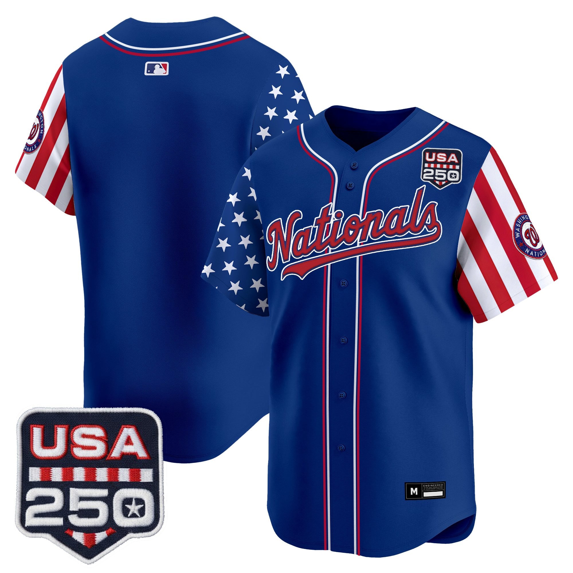 Men's Washington Nationals "America 250 Edition" Vapor Premier Limited Jersey - All Stitched