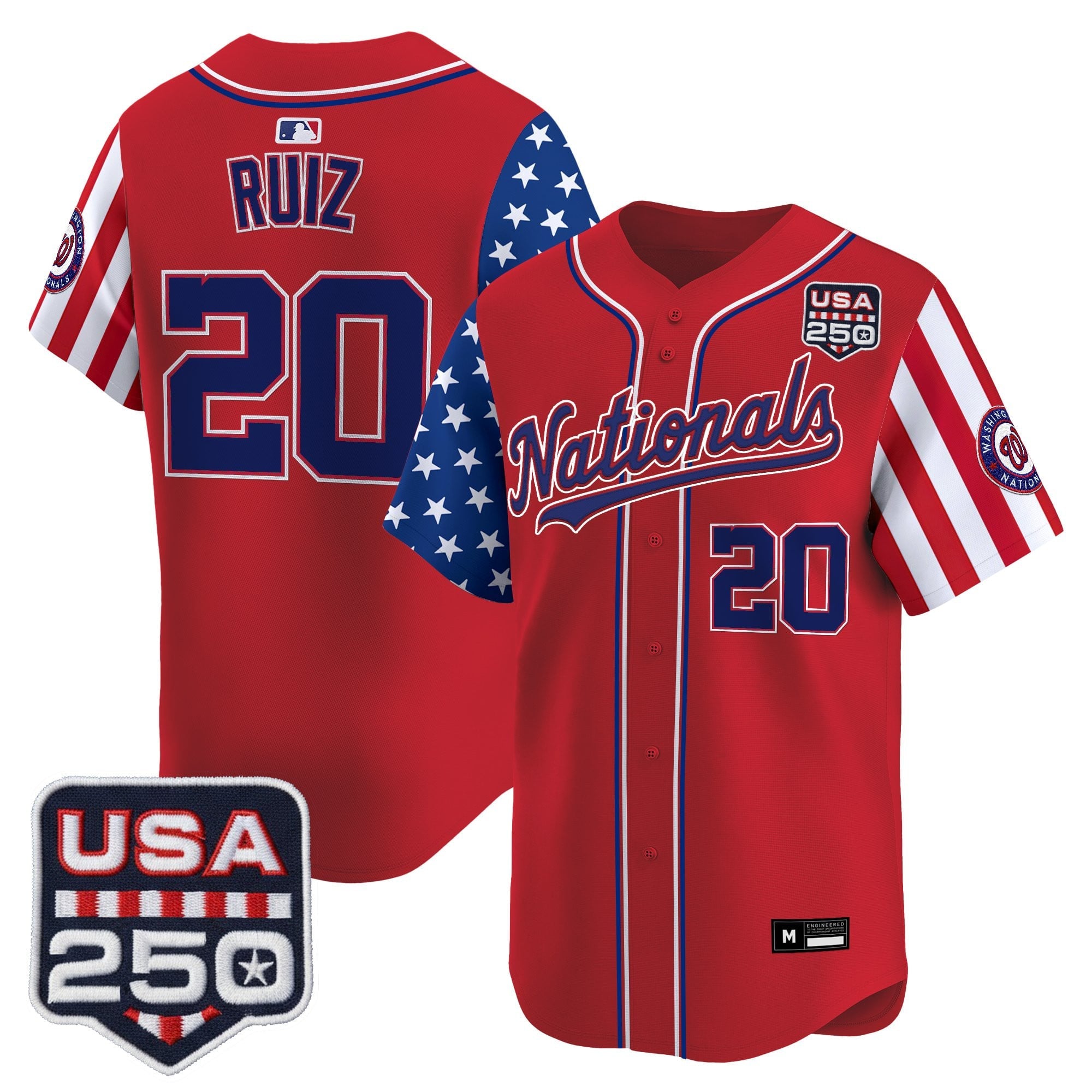 Men's Washington Nationals "America 250 Edition" Vapor Premier Limited Jersey - All Stitched