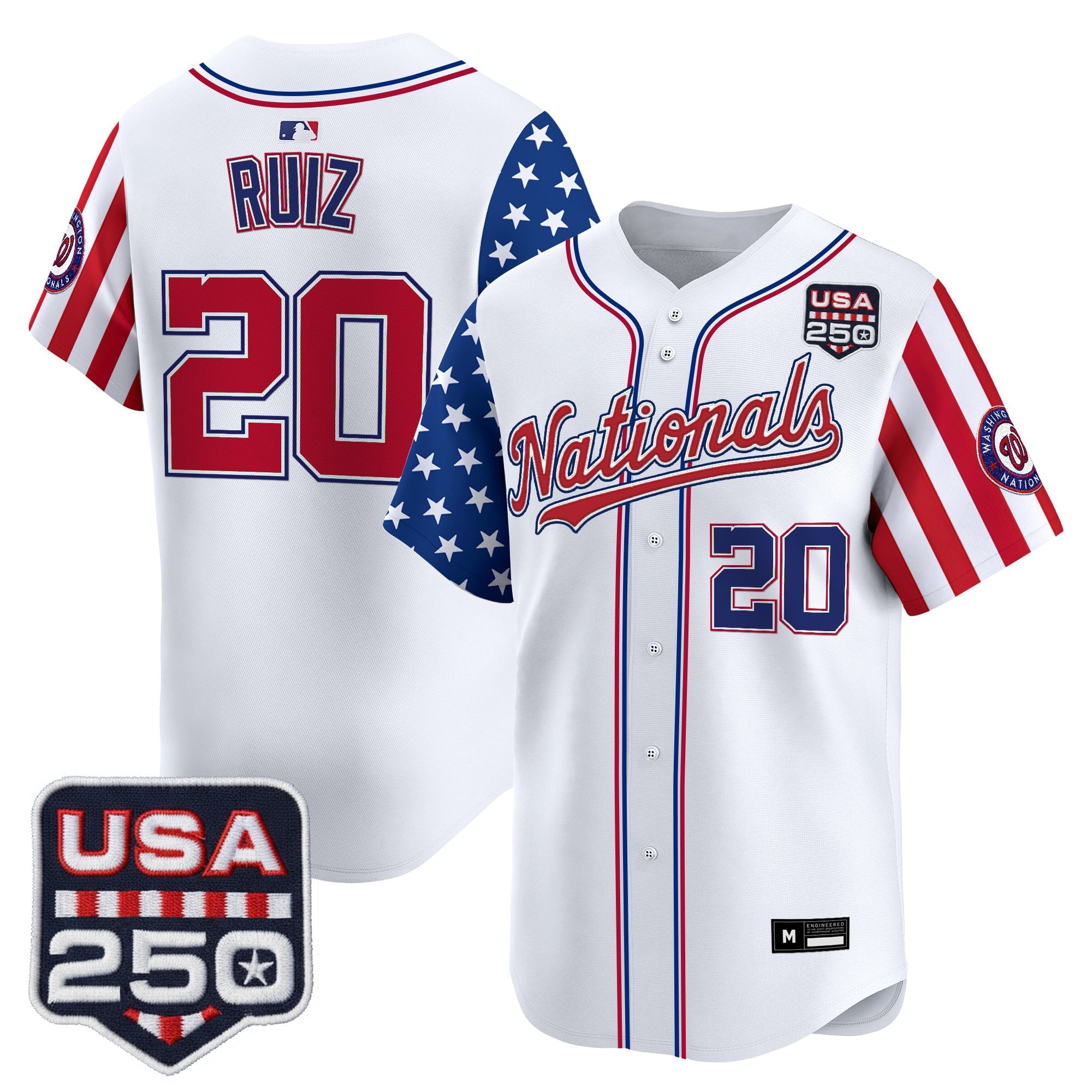 Men's Washington Nationals "America 250 Edition" Vapor Premier Limited Jersey - All Stitched