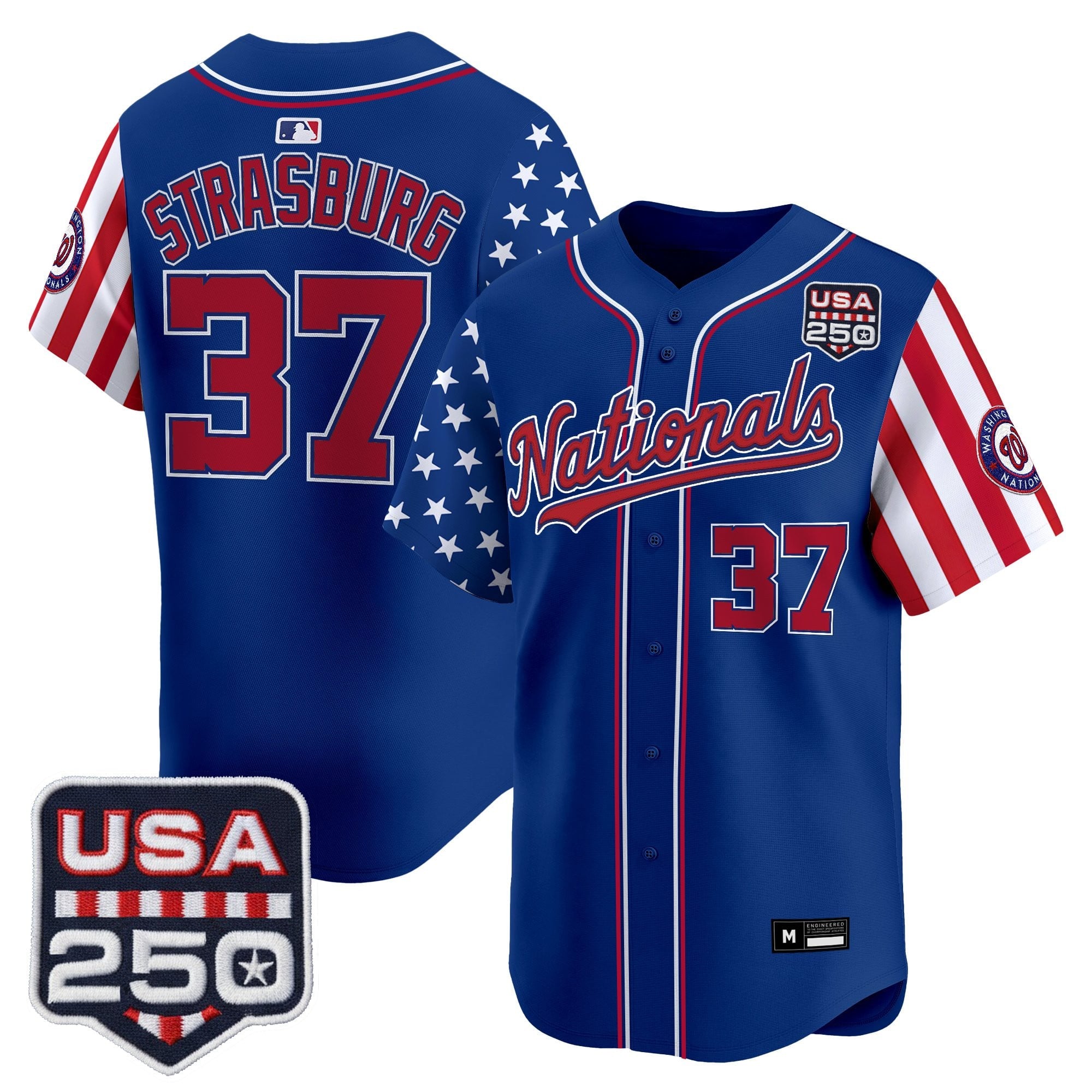 Men's Washington Nationals "America 250 Edition" Vapor Premier Limited Jersey - All Stitched