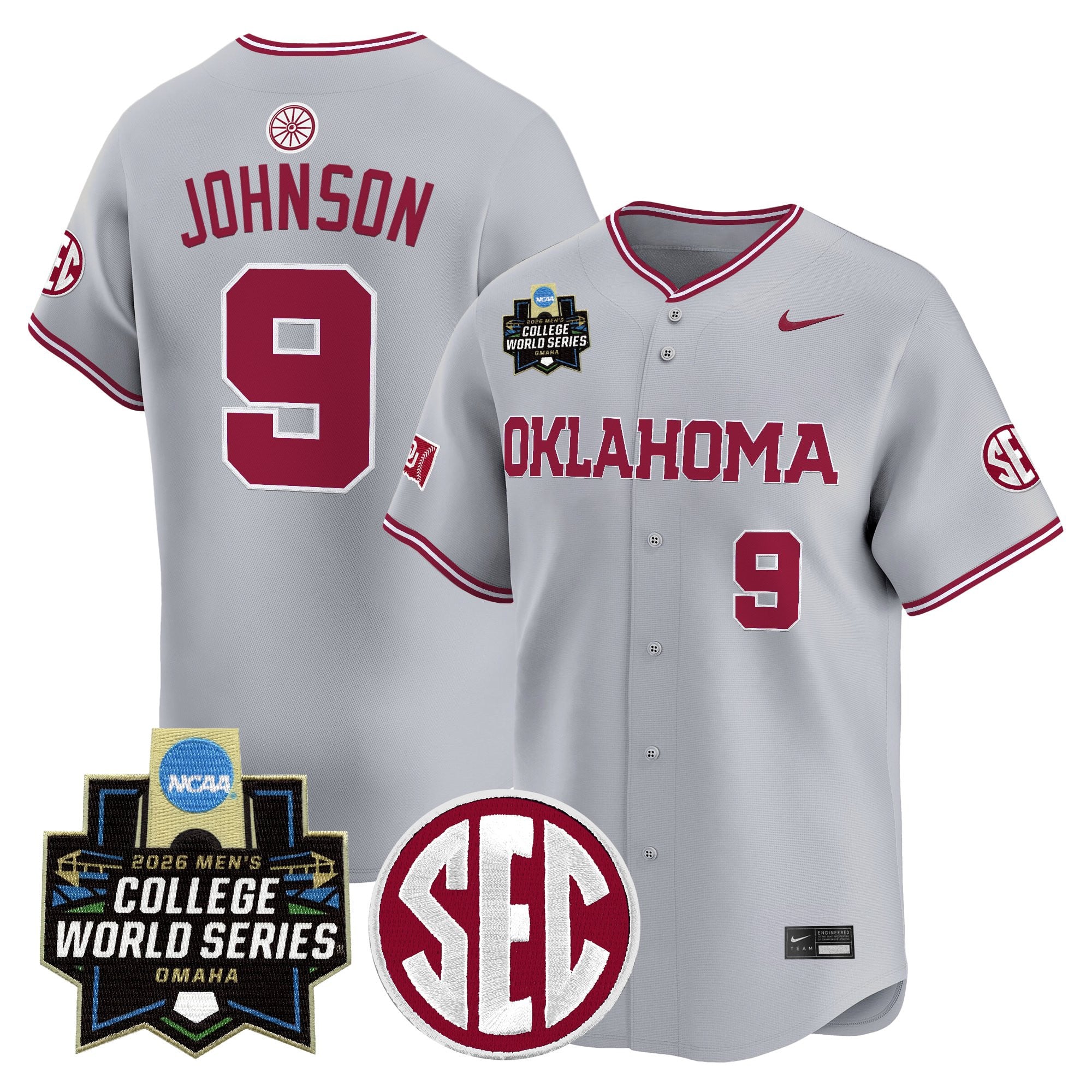 Men's Oklahoma Sooners 2026 World Series Vapor Premier Limited Jersey - All Stitched