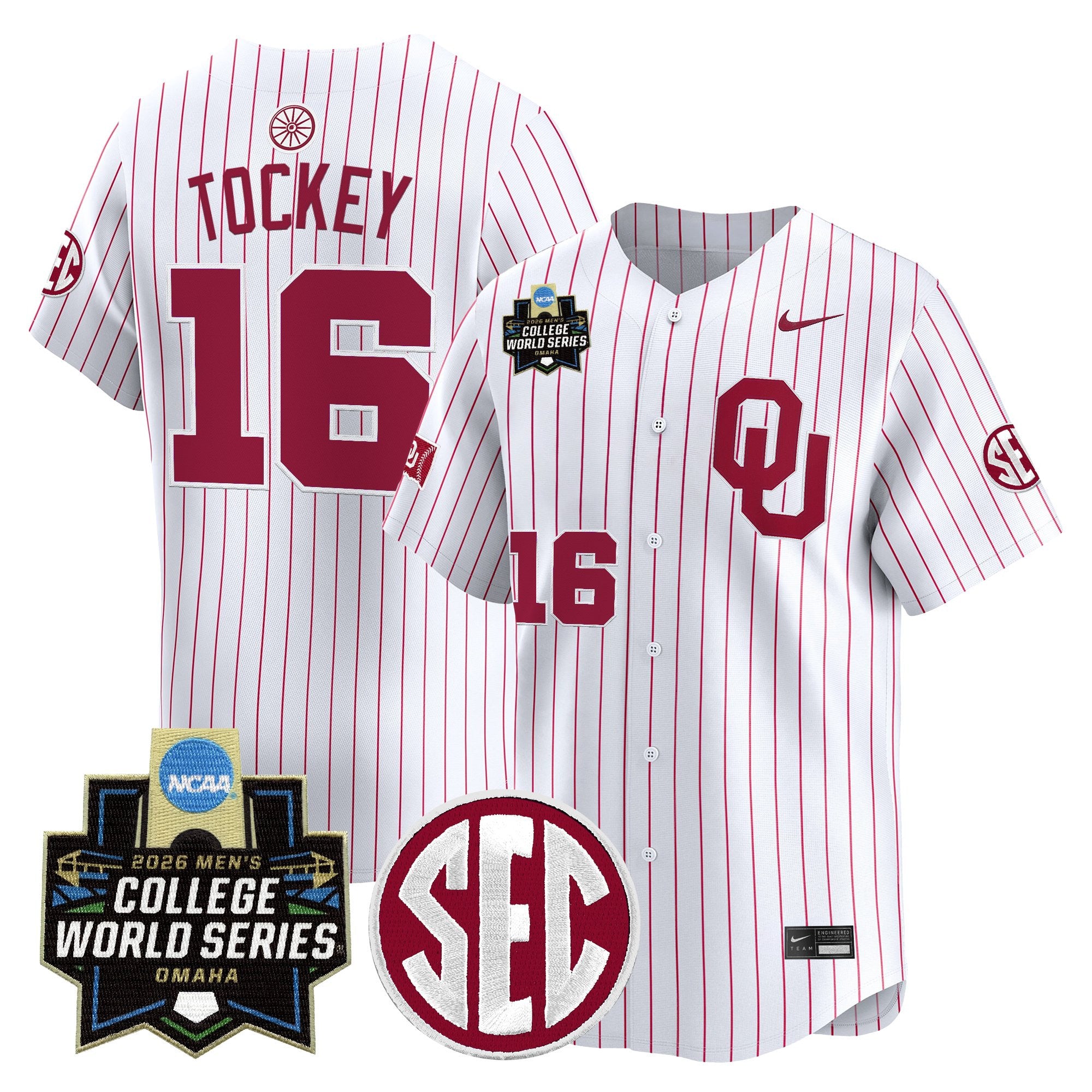Men's Oklahoma Sooners 2026 World Series Vapor Premier Limited Jersey - All Stitched