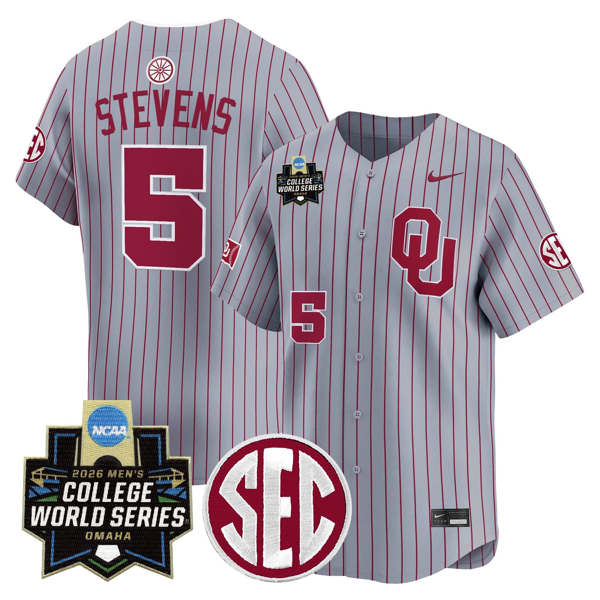 Men's Oklahoma Sooners 2026 World Series Vapor Premier Limited Jersey - All Stitched