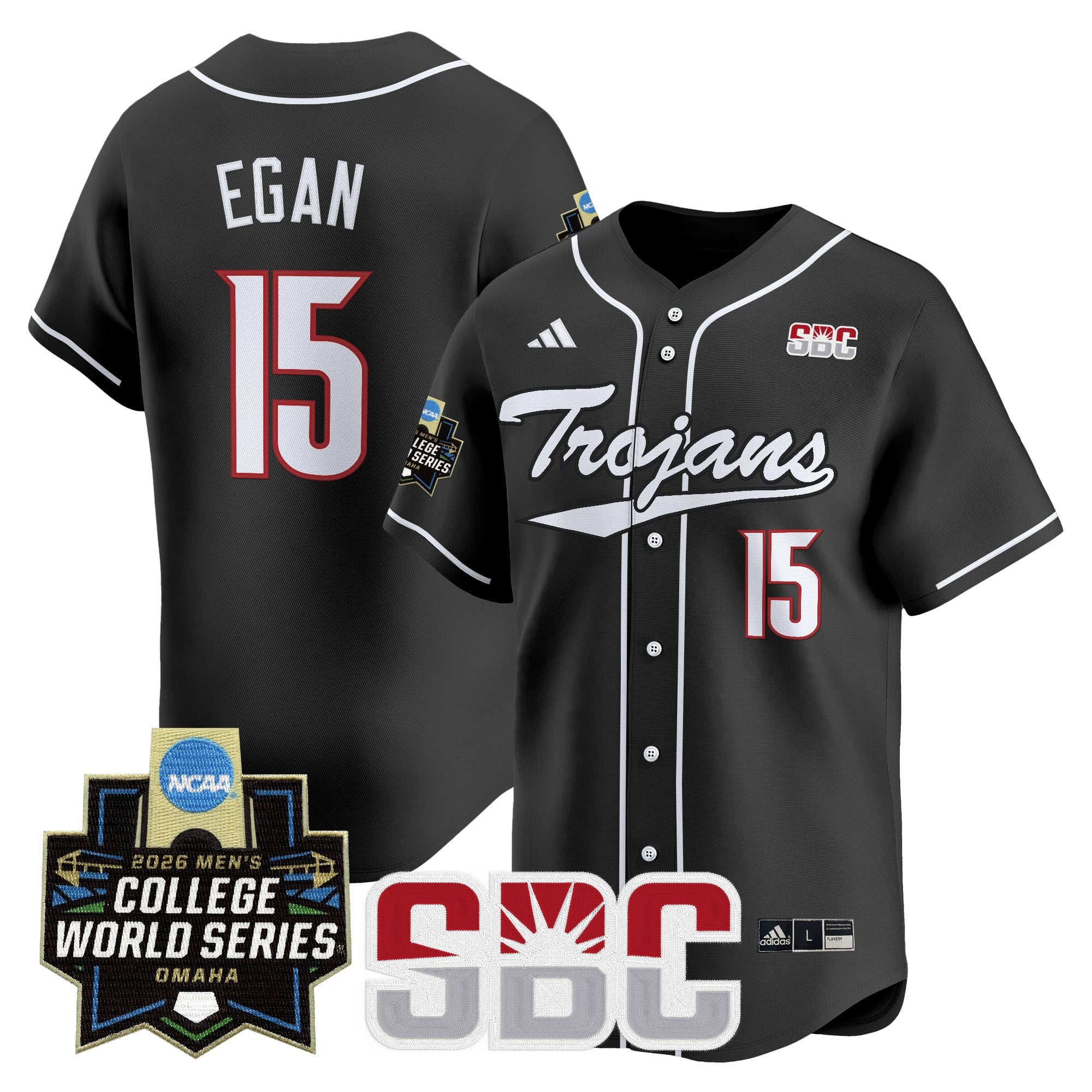 Men's Troy Trojans 2026 World Series Vapor Premier Limited Jersey - All Stitched