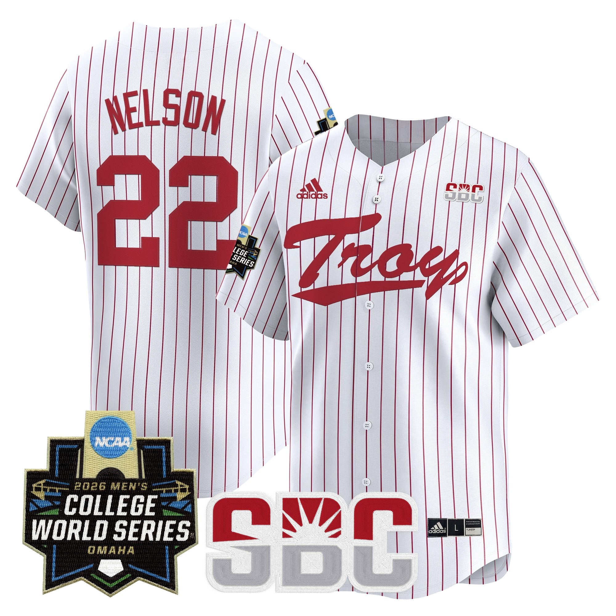 Men's Troy Trojans 2026 World Series Vapor Premier Limited Jersey - All Stitched
