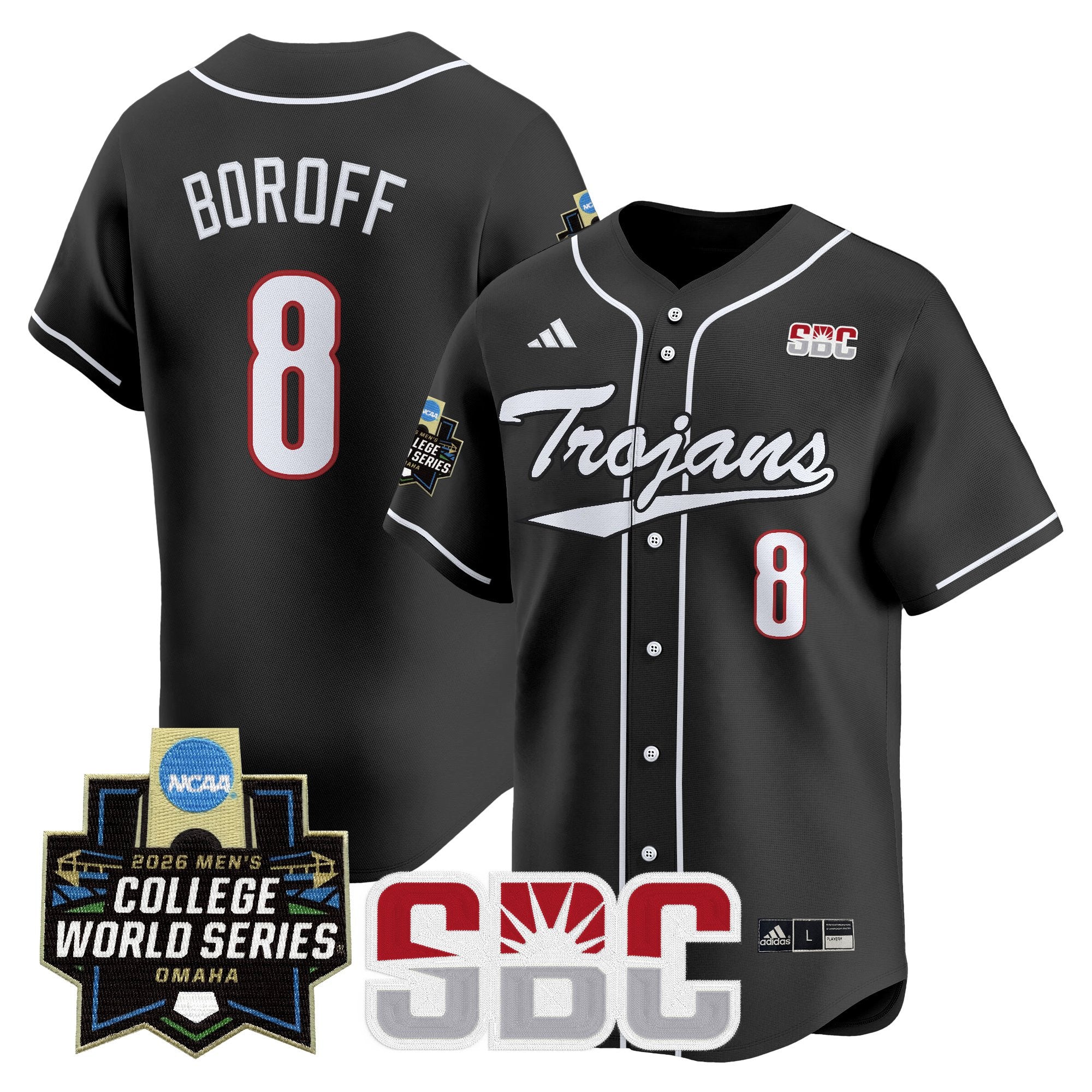 Men's Troy Trojans 2026 World Series Vapor Premier Limited Jersey - All Stitched