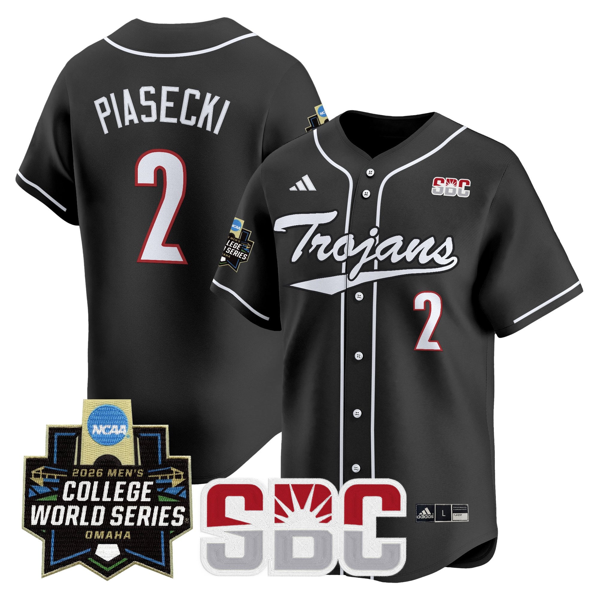 Men's Troy Trojans 2026 World Series Vapor Premier Limited Jersey - All Stitched