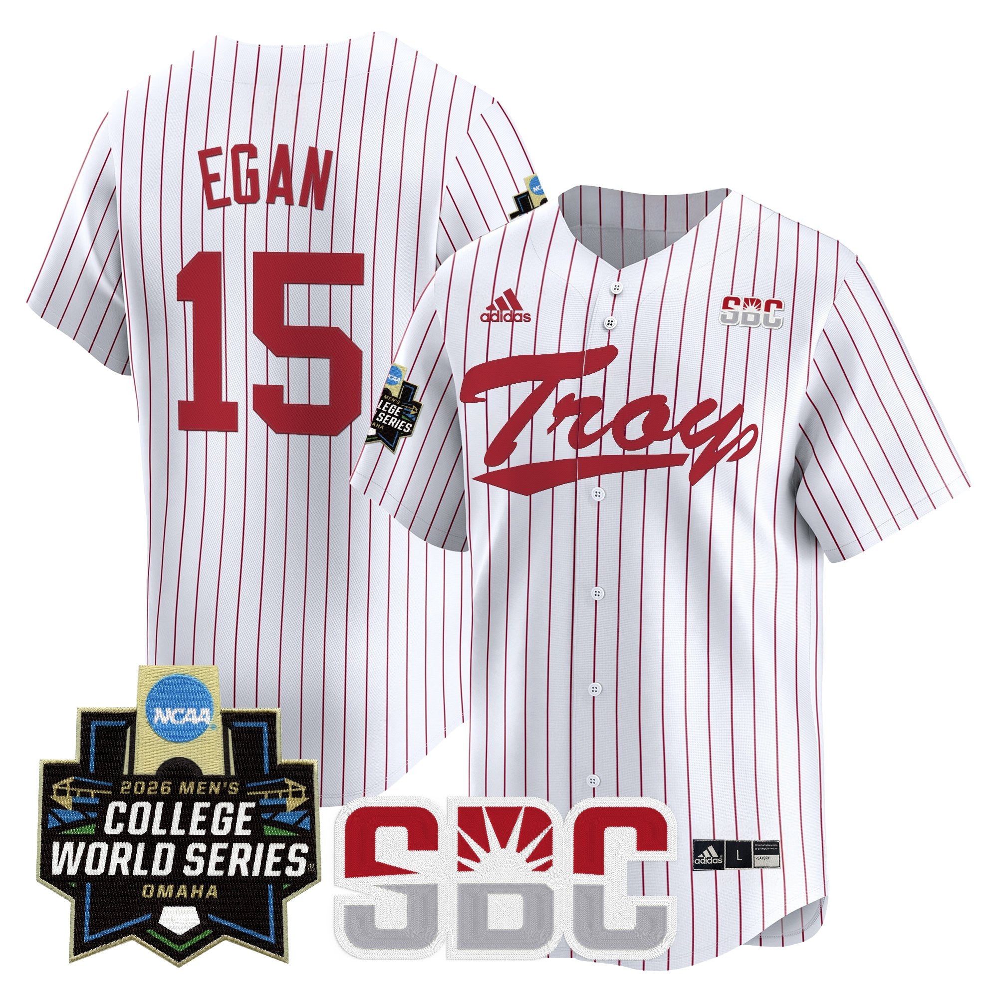 Men's Troy Trojans 2026 World Series Vapor Premier Limited Jersey - All Stitched