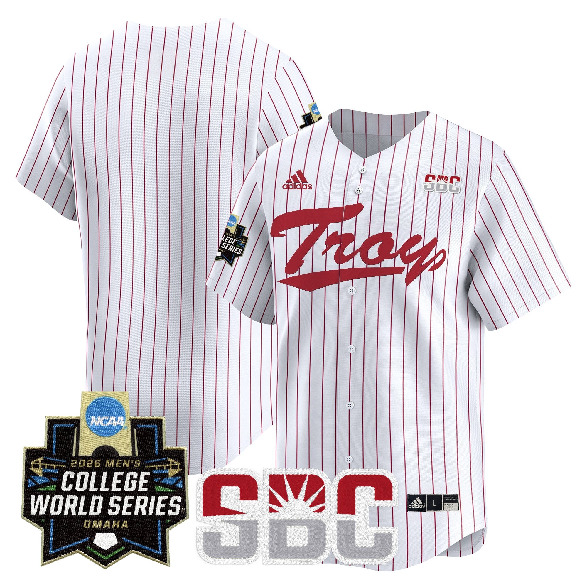 Men's Troy Trojans 2026 World Series Vapor Premier Limited Jersey - All Stitched