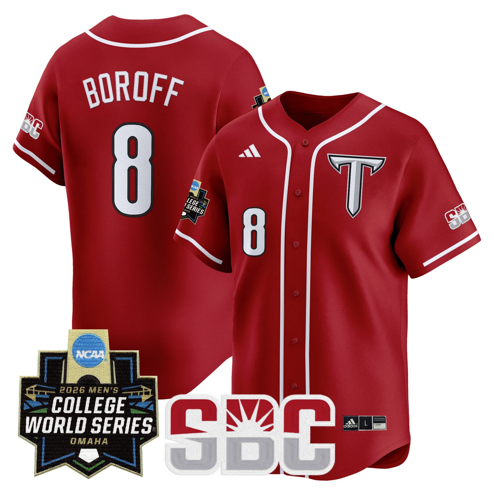 Men's Troy Trojans 2026 World Series Vapor Premier Limited Jersey - All Stitched