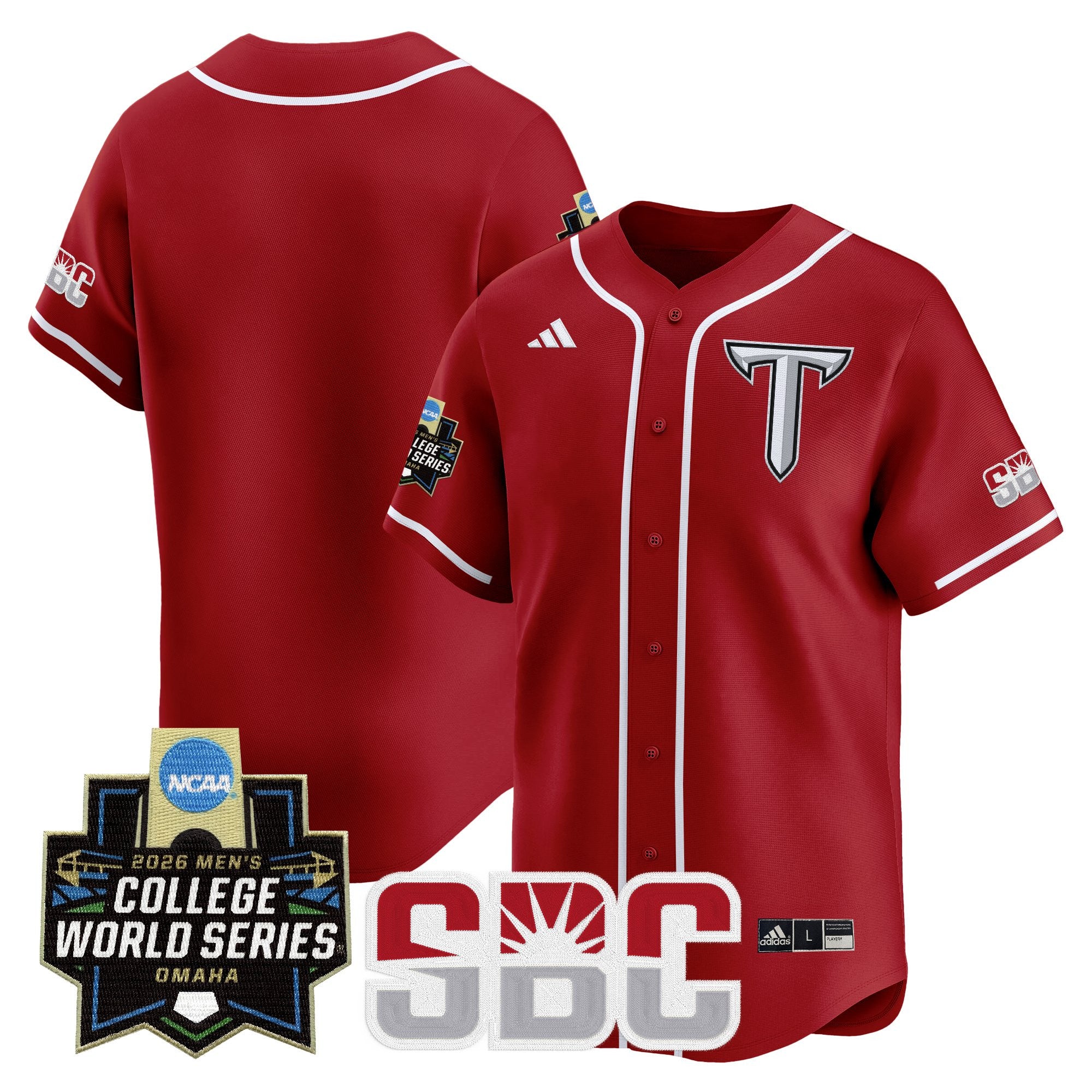 Men's Troy Trojans 2026 World Series Vapor Premier Limited Jersey - All Stitched