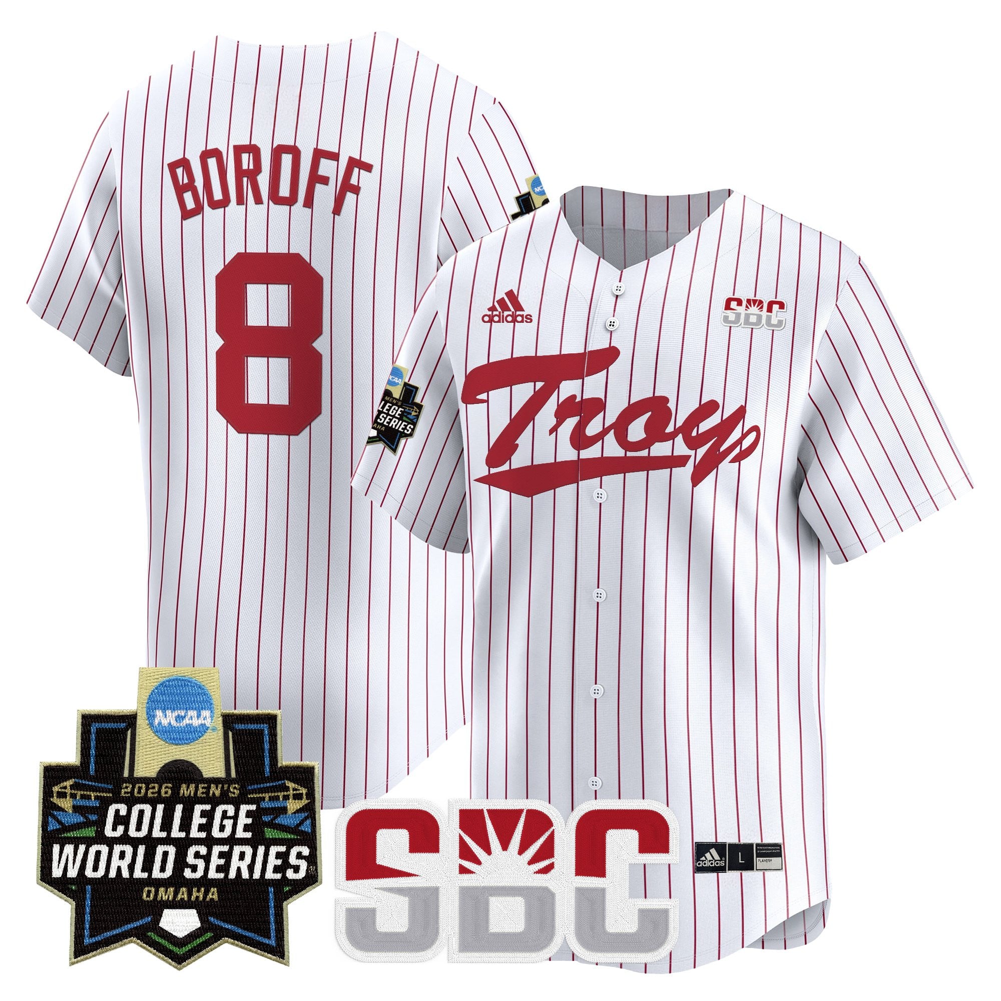 Men's Troy Trojans 2026 World Series Vapor Premier Limited Jersey - All Stitched