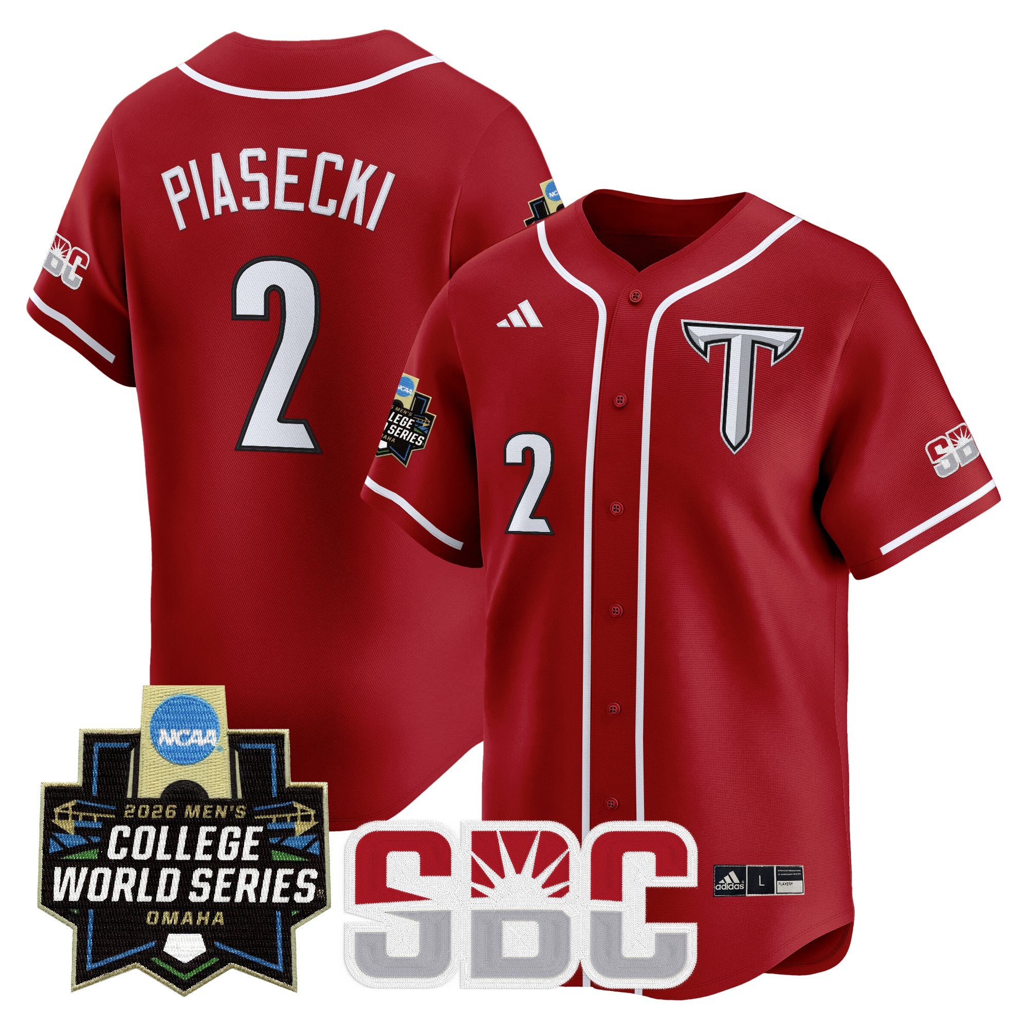 Men's Troy Trojans 2026 World Series Vapor Premier Limited Jersey - All Stitched