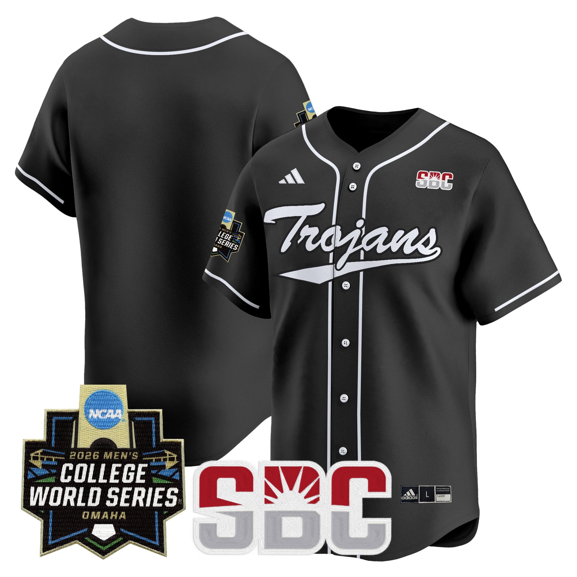 Men's Troy Trojans 2026 World Series Vapor Premier Limited Jersey - All Stitched