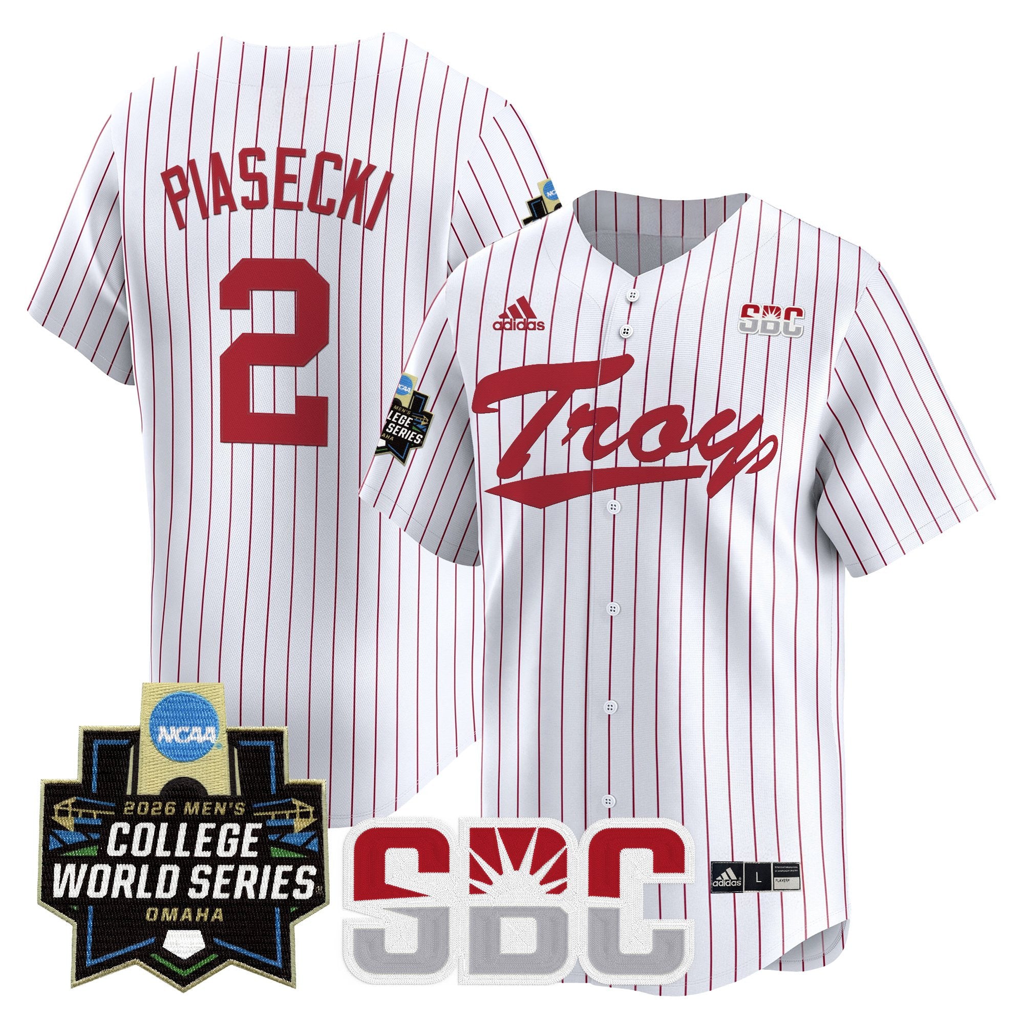 Men's Troy Trojans 2026 World Series Vapor Premier Limited Jersey - All Stitched