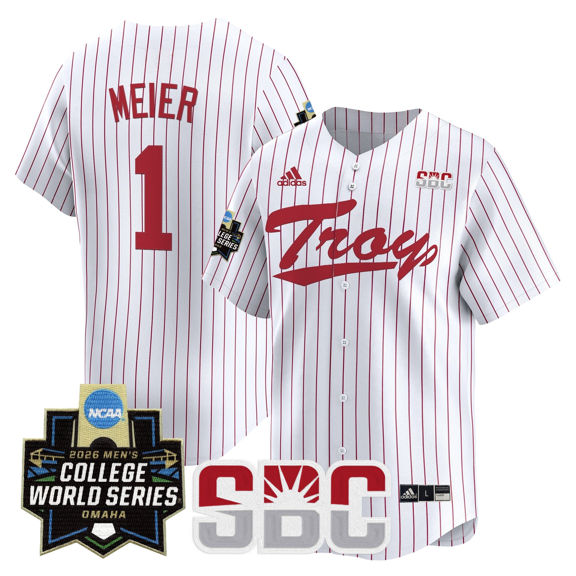 Men's Troy Trojans 2026 World Series Vapor Premier Limited Jersey - All Stitched