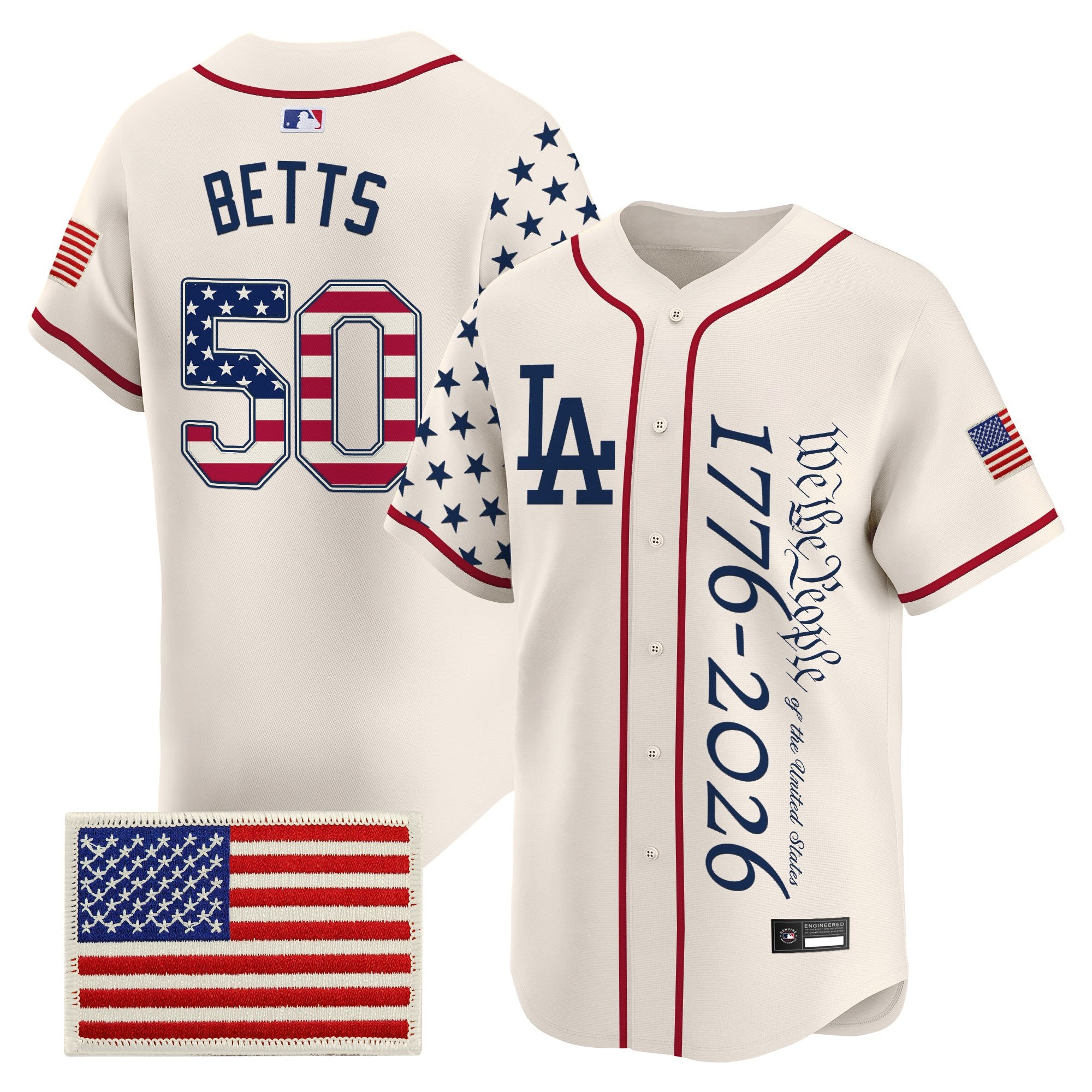 Men's Los Angeles Dodgers "America 250 Edition" Vapor Premier Limited Jersey V2 - Stitched