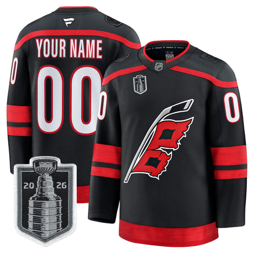 Carolina Hurricanes 2026 Stanley Cup Patch Premium Custom Jersey - All Stitched