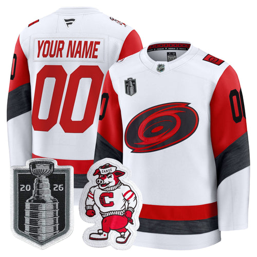 Carolina Hurricanes 2026 Stanley Cup Patch Premium Custom Jersey - All Stitched
