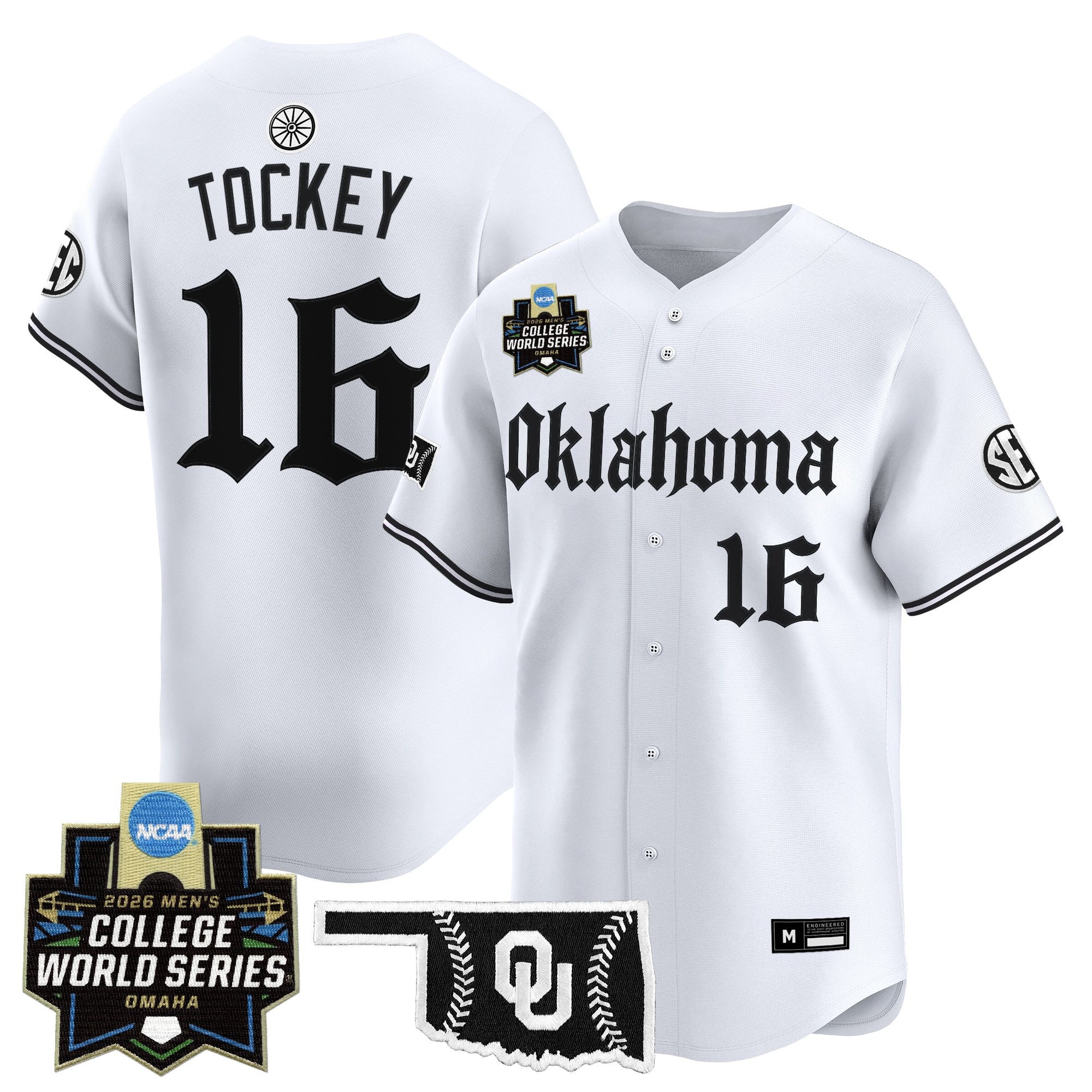 Men's Oklahoma Sooners 2026 World Series Vapor Premier Limited Jersey - Gothic Edition - All Stitched