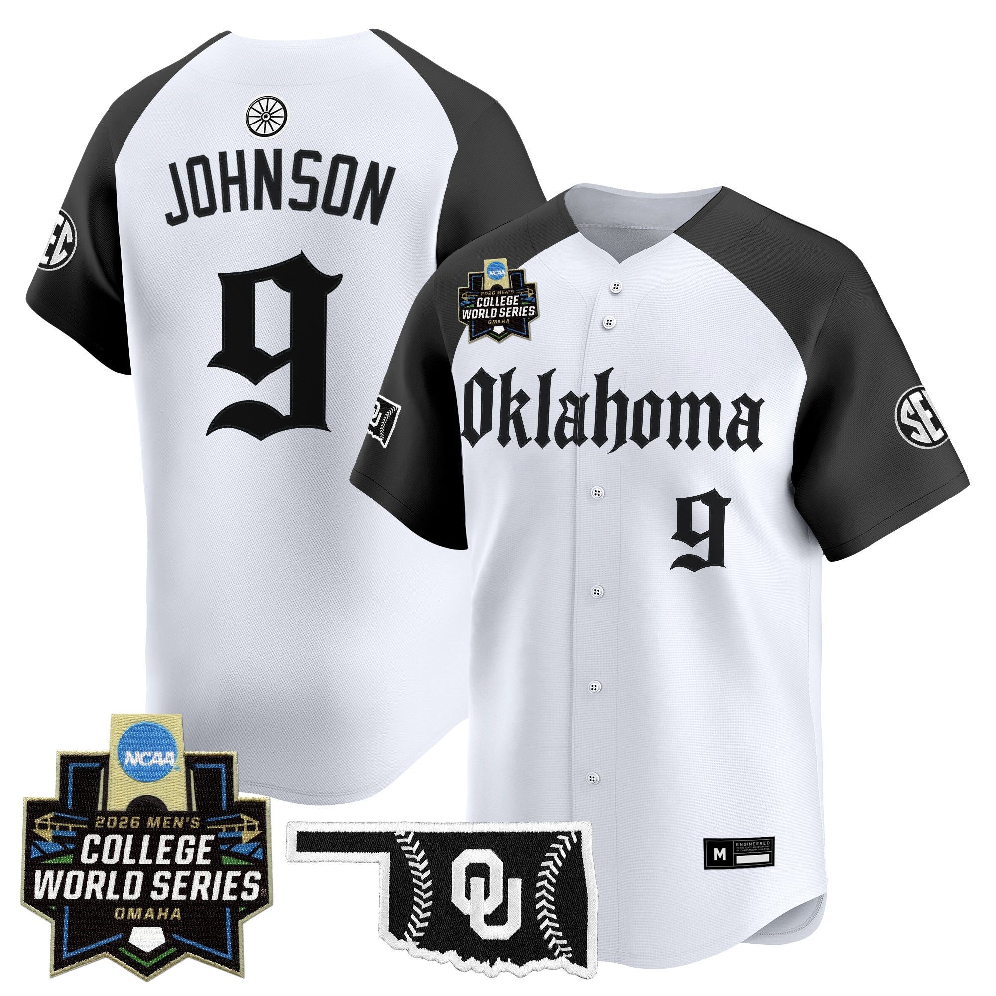 Men's Oklahoma Sooners 2026 World Series Vapor Premier Limited Jersey - Gothic Edition - All Stitched