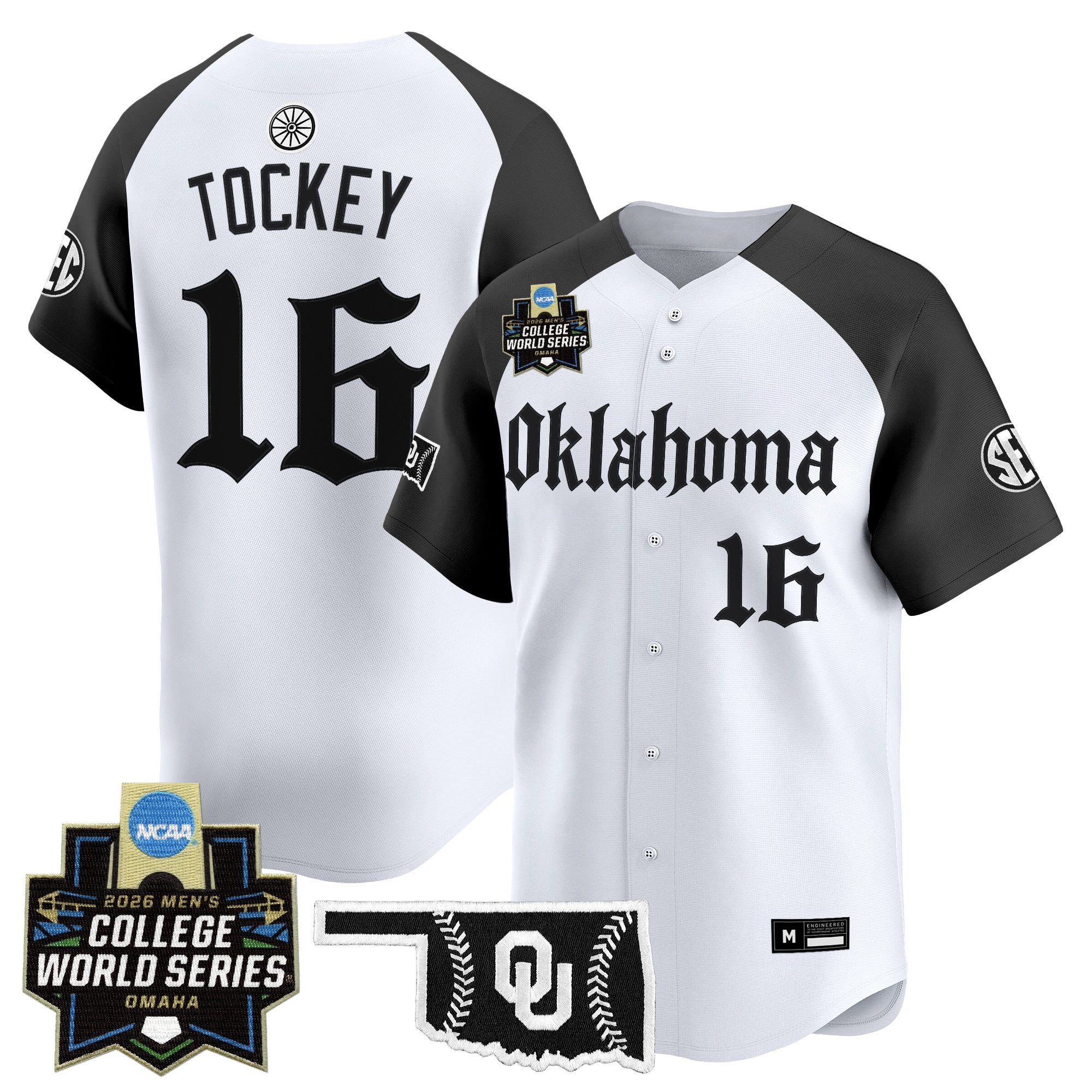 Men's Oklahoma Sooners 2026 World Series Vapor Premier Limited Jersey - Gothic Edition - All Stitched