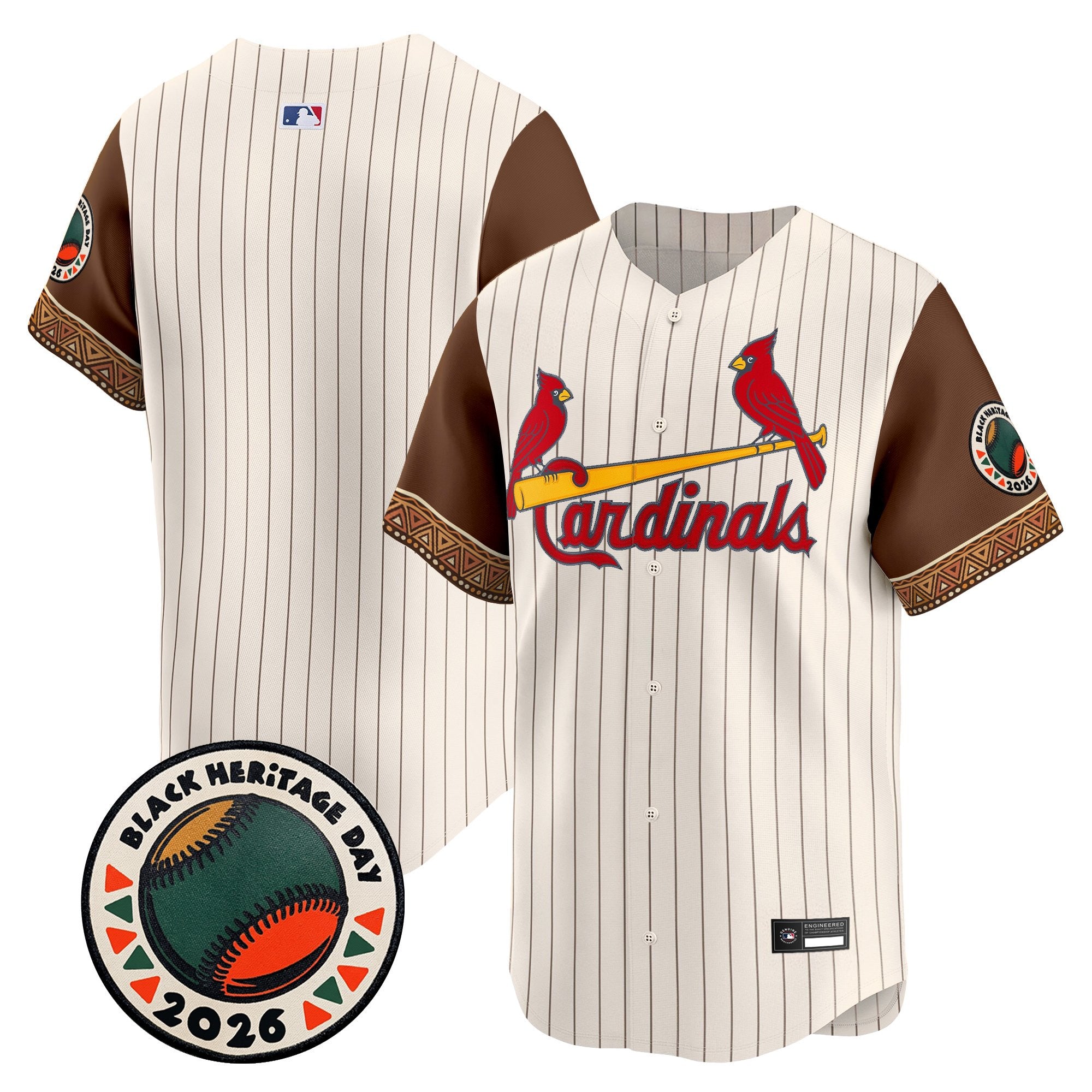 Men's St. Louis Cardinals 2026 Black Heritage Day Vapor Premier Limited Jersey - Stitched