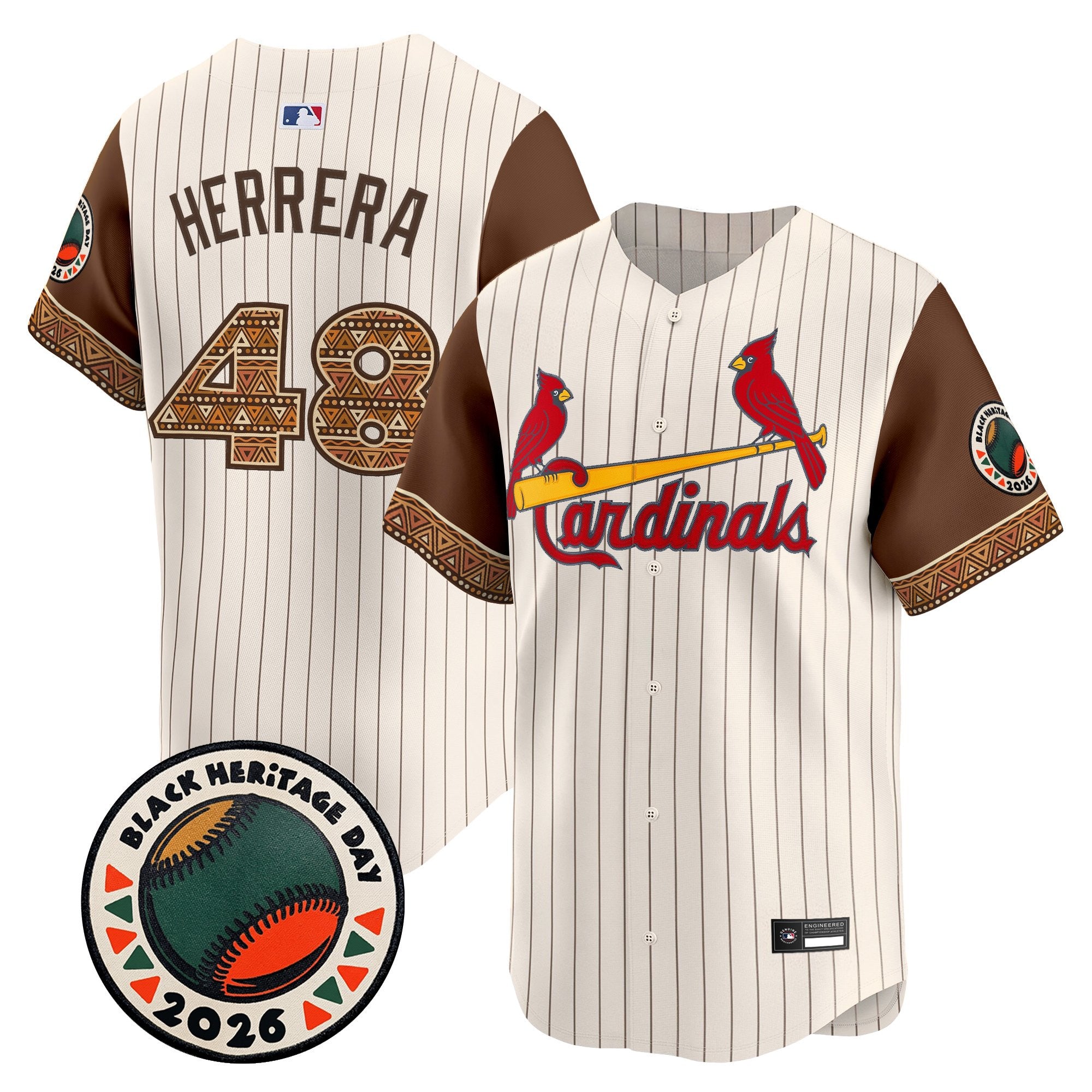 Men's St. Louis Cardinals 2026 Black Heritage Day Vapor Premier Limited Jersey - Stitched