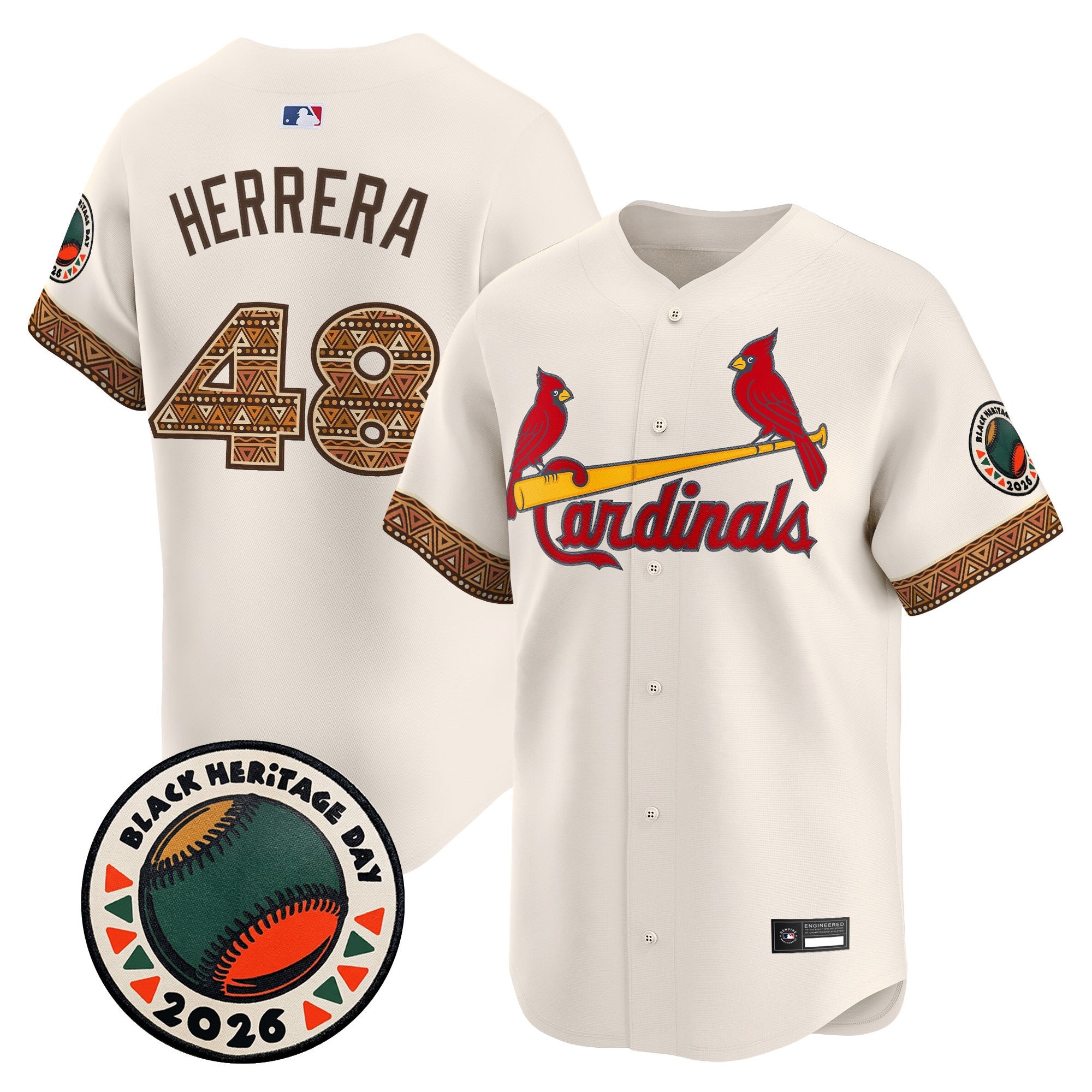 Men's St. Louis Cardinals 2026 Black Heritage Day Vapor Premier Limited Jersey - Stitched