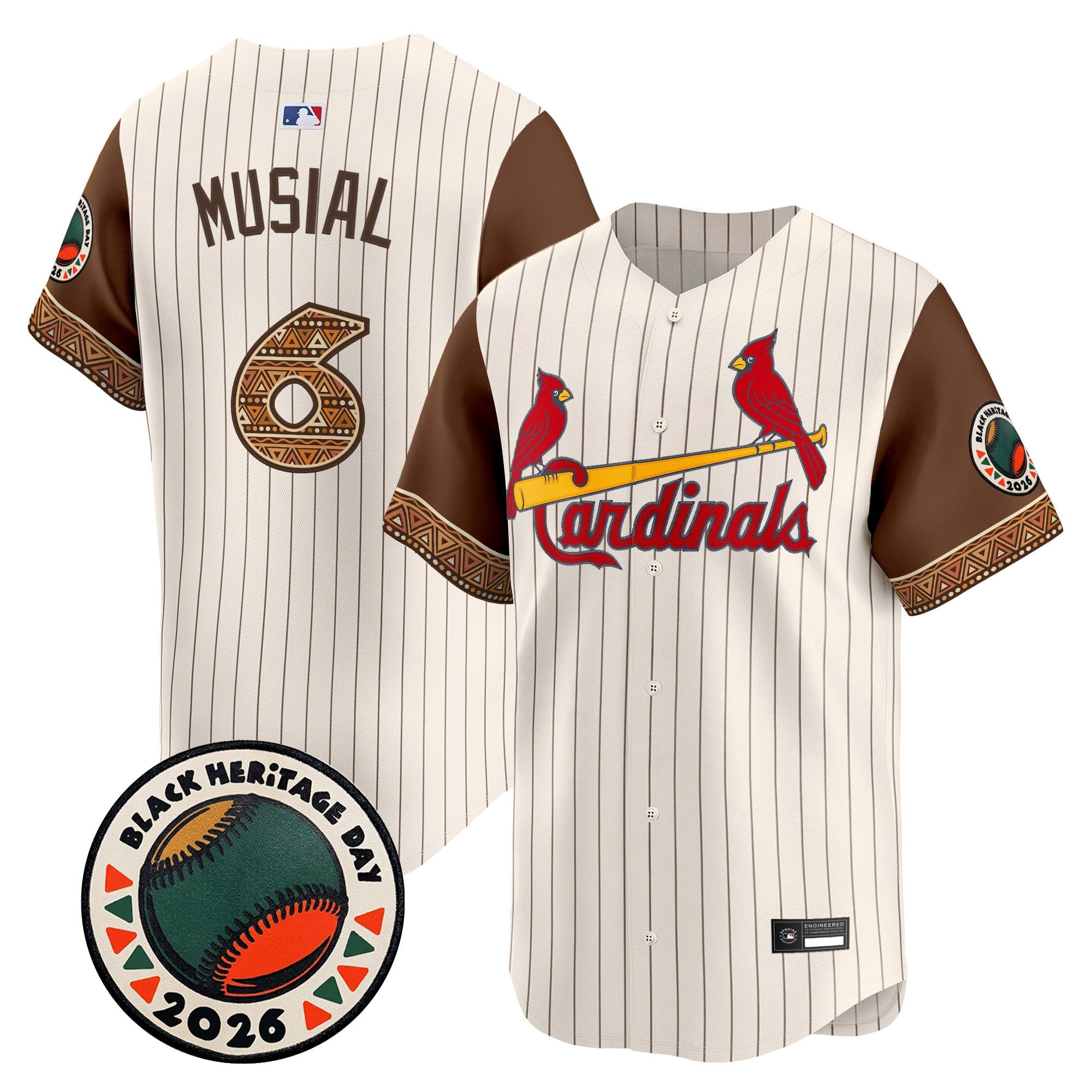 Men's St. Louis Cardinals 2026 Black Heritage Day Vapor Premier Limited Jersey - Stitched