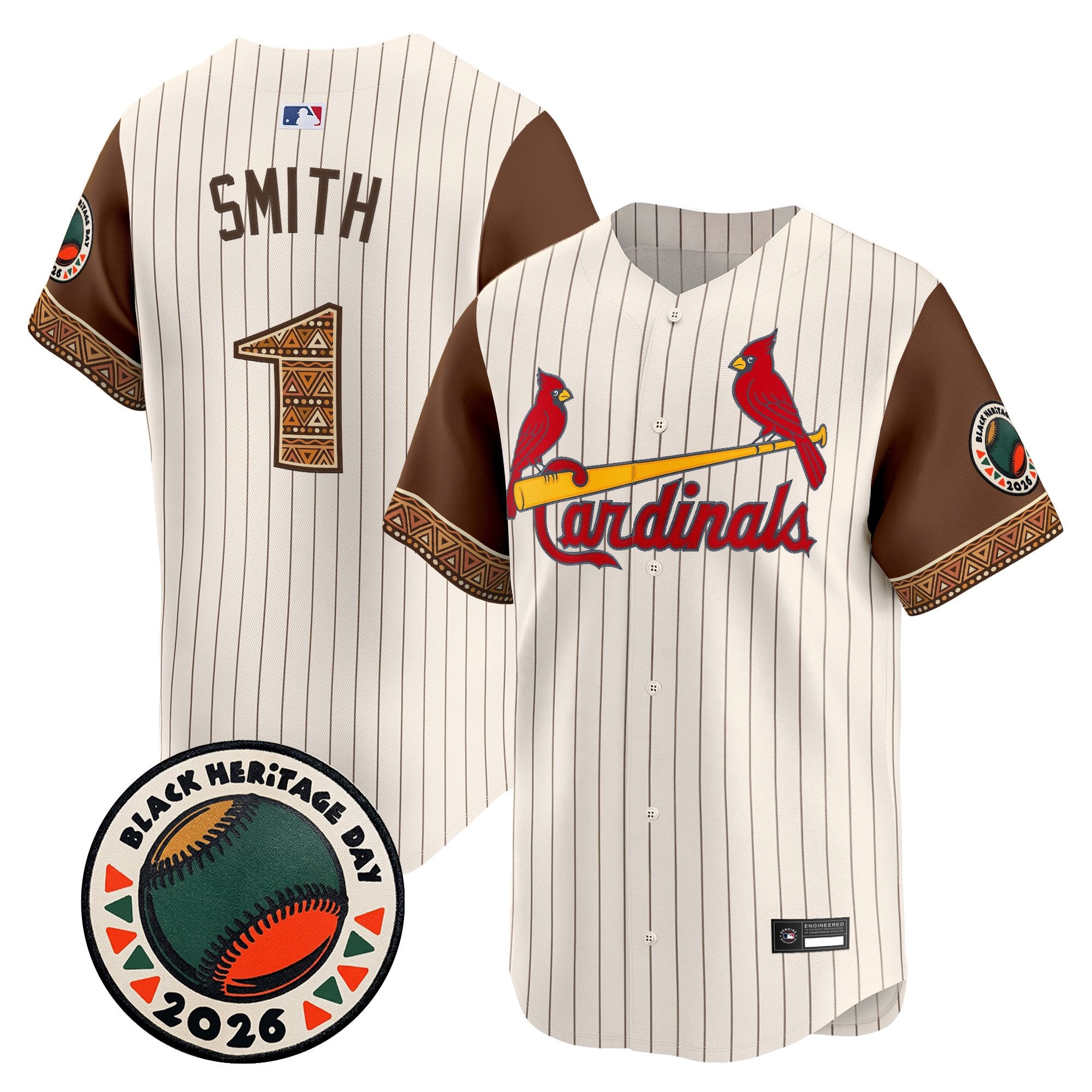 Men's St. Louis Cardinals 2026 Black Heritage Day Vapor Premier Limited Jersey - Stitched